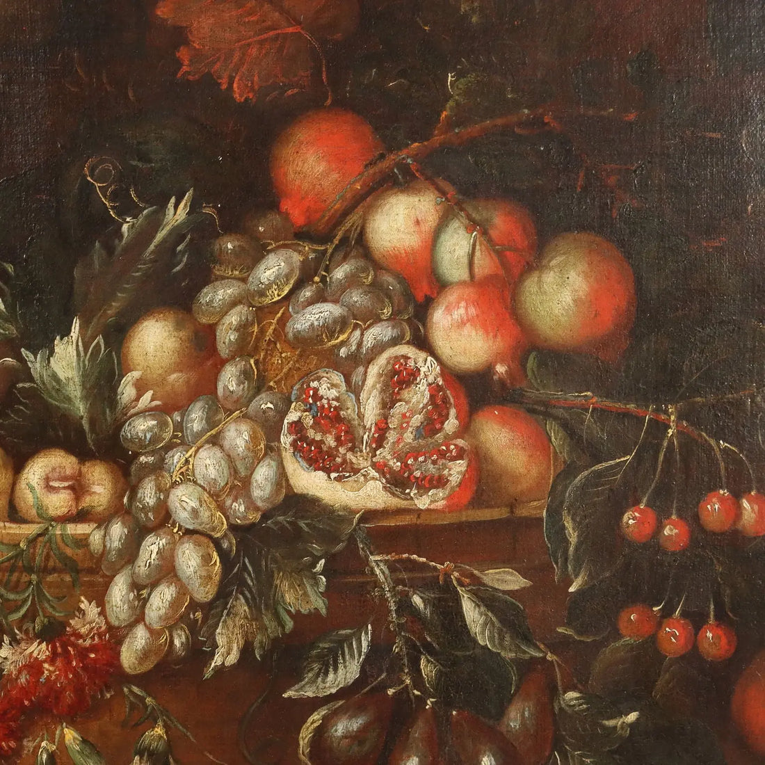 Antique Painting Still Life with Fruit Oil on Canvas XVIII Century - XVIII Century | Art | Antique Painting
