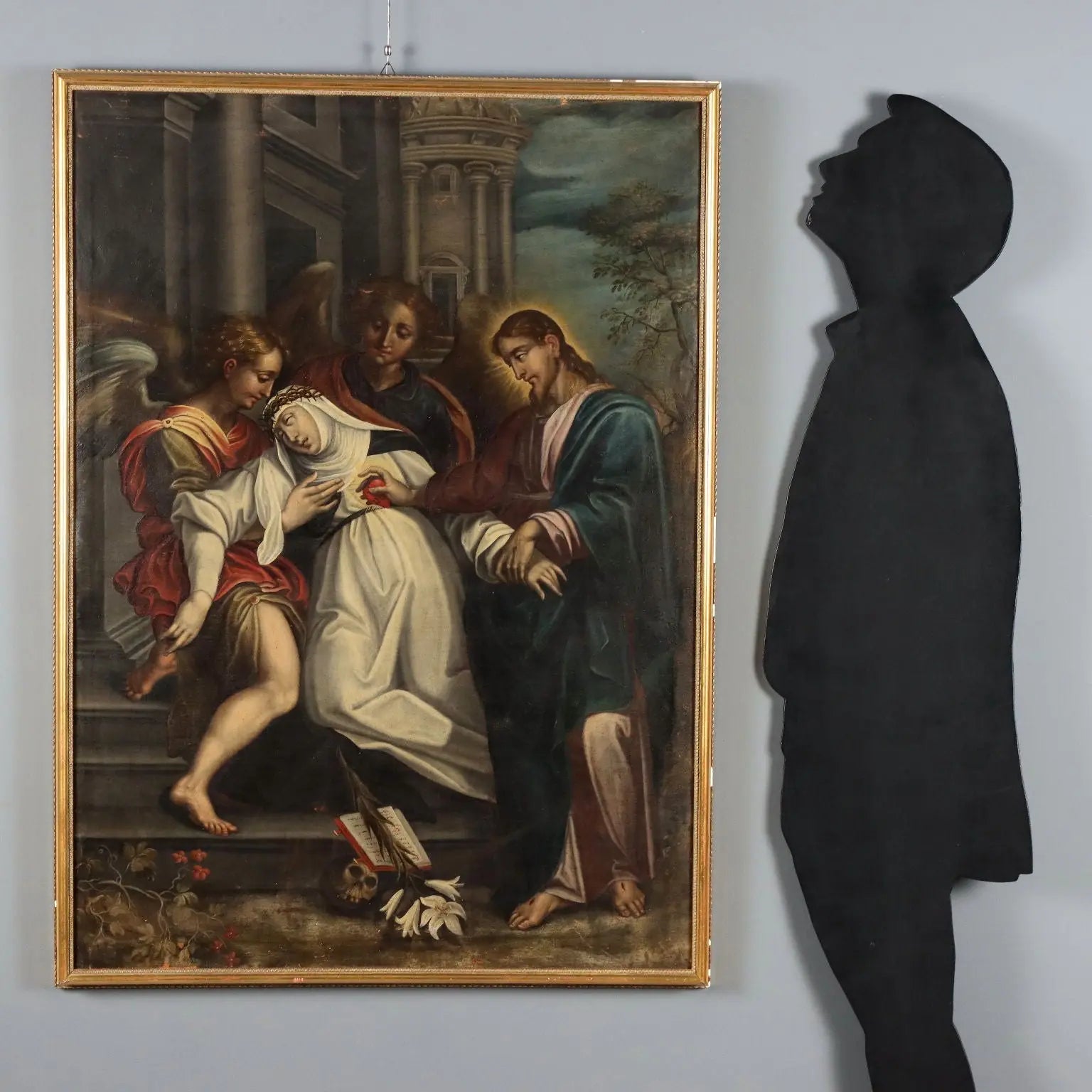 Antique Painting Ecstasy of Saint Catherine of Siena XVII Century | Art | Antique Painting