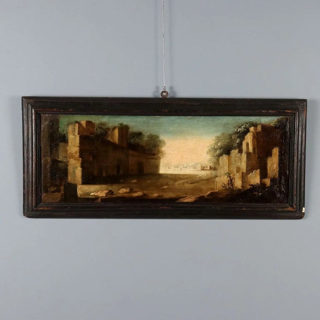Antique Paintings Landscapes Oil on Canvas Italy XVIII Century