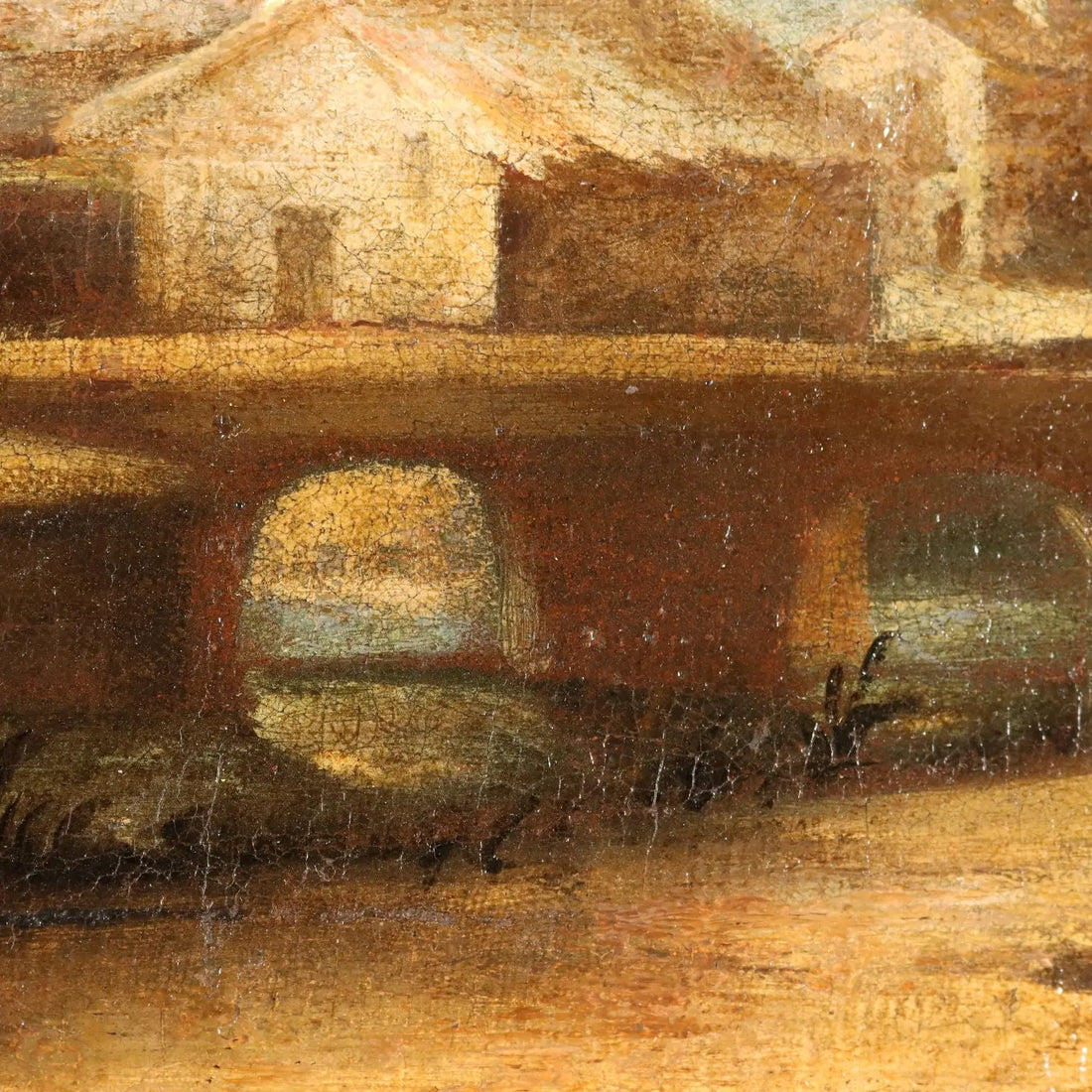 Antique Paintings Landscapes Oil on Canvas Italy XVIII Century