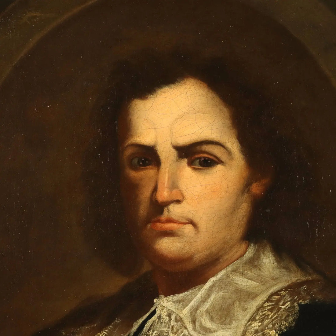 Antique Painting Portrait of a Painter Oil on Canvas XVIII Century | Art | Antique Painting