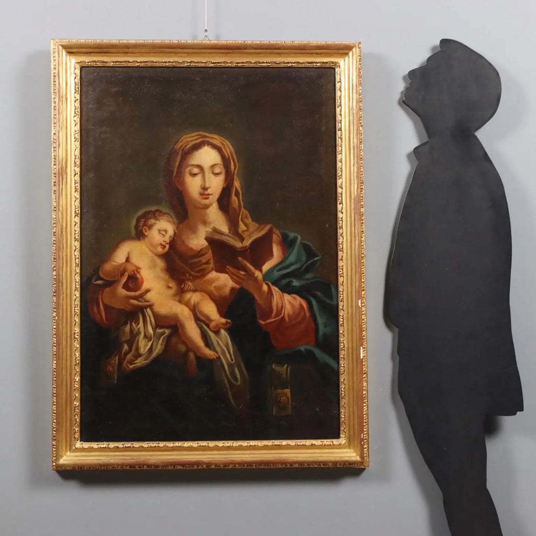 Antique Painting Copy from Francesco Trevisani Virgin Mary '700 - Virgin Mary with Child | Art | Antique Painting