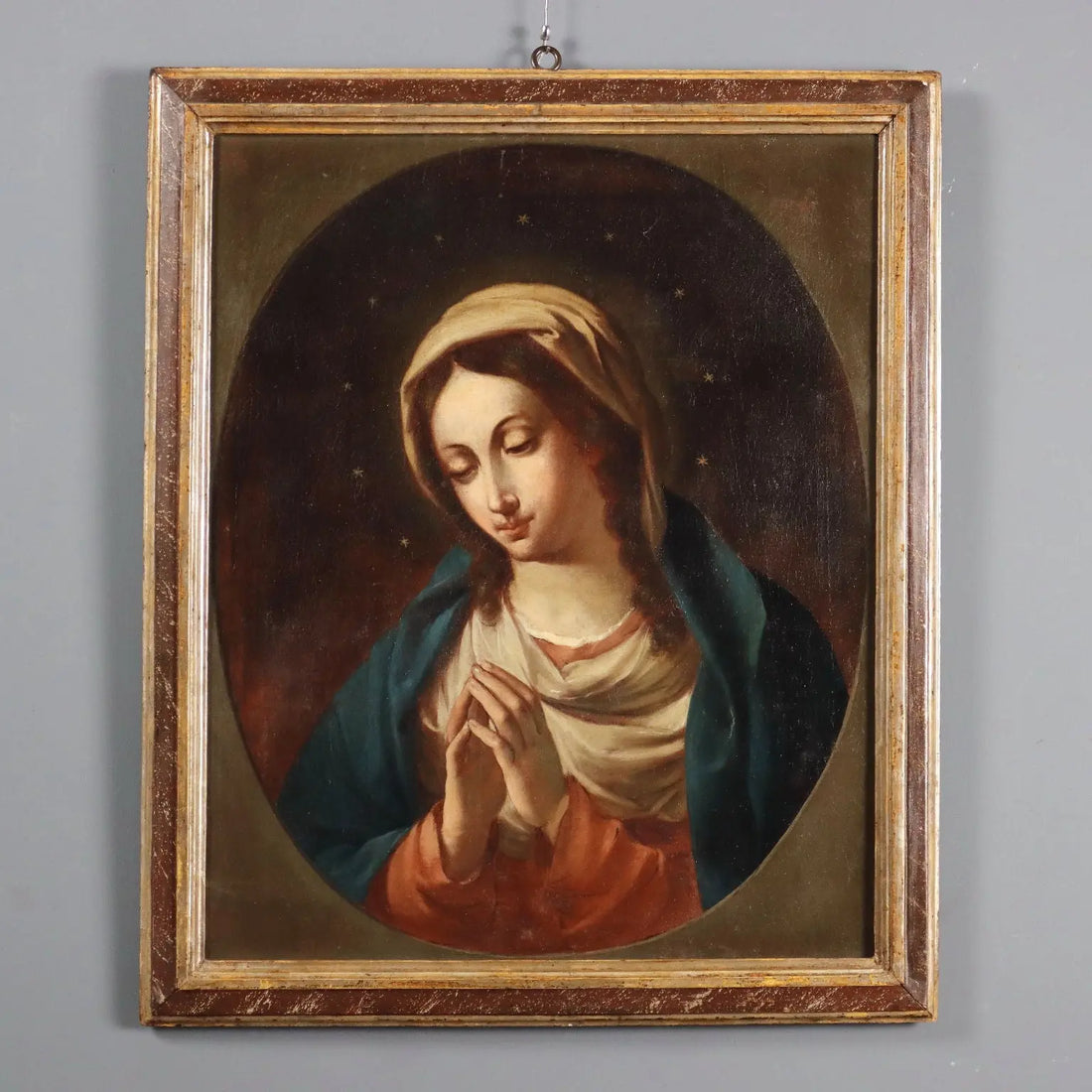 Antique Painting Virgin Mary Copy from Sassoferrato XVIII Century - Copy from Sassoferrato | Art | Antique Painting