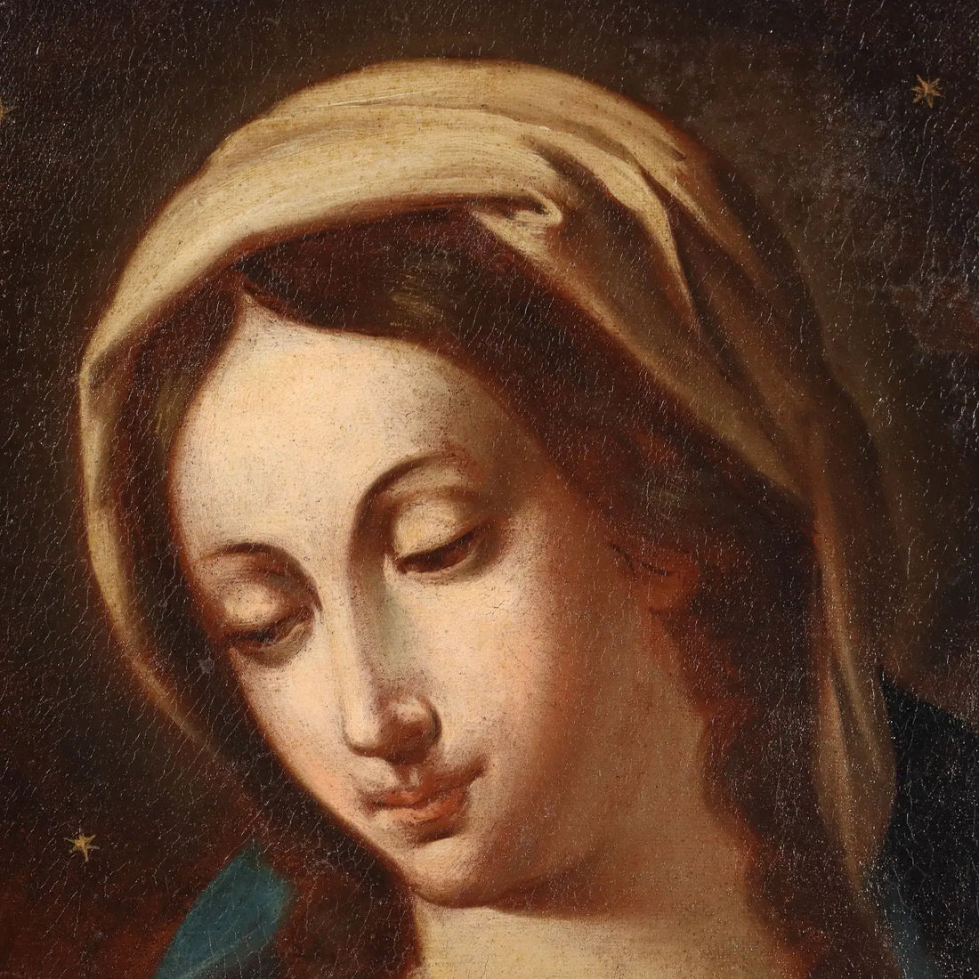 Antique Painting Virgin Mary Copy from Sassoferrato XVIII Century - Copy from Sassoferrato | Art | Antique Painting
