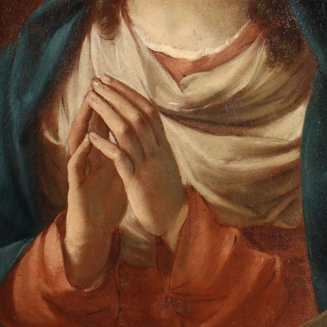 Antique Painting Virgin Mary Copy from Sassoferrato XVIII Century - Copy from Sassoferrato | Art | Antique Painting