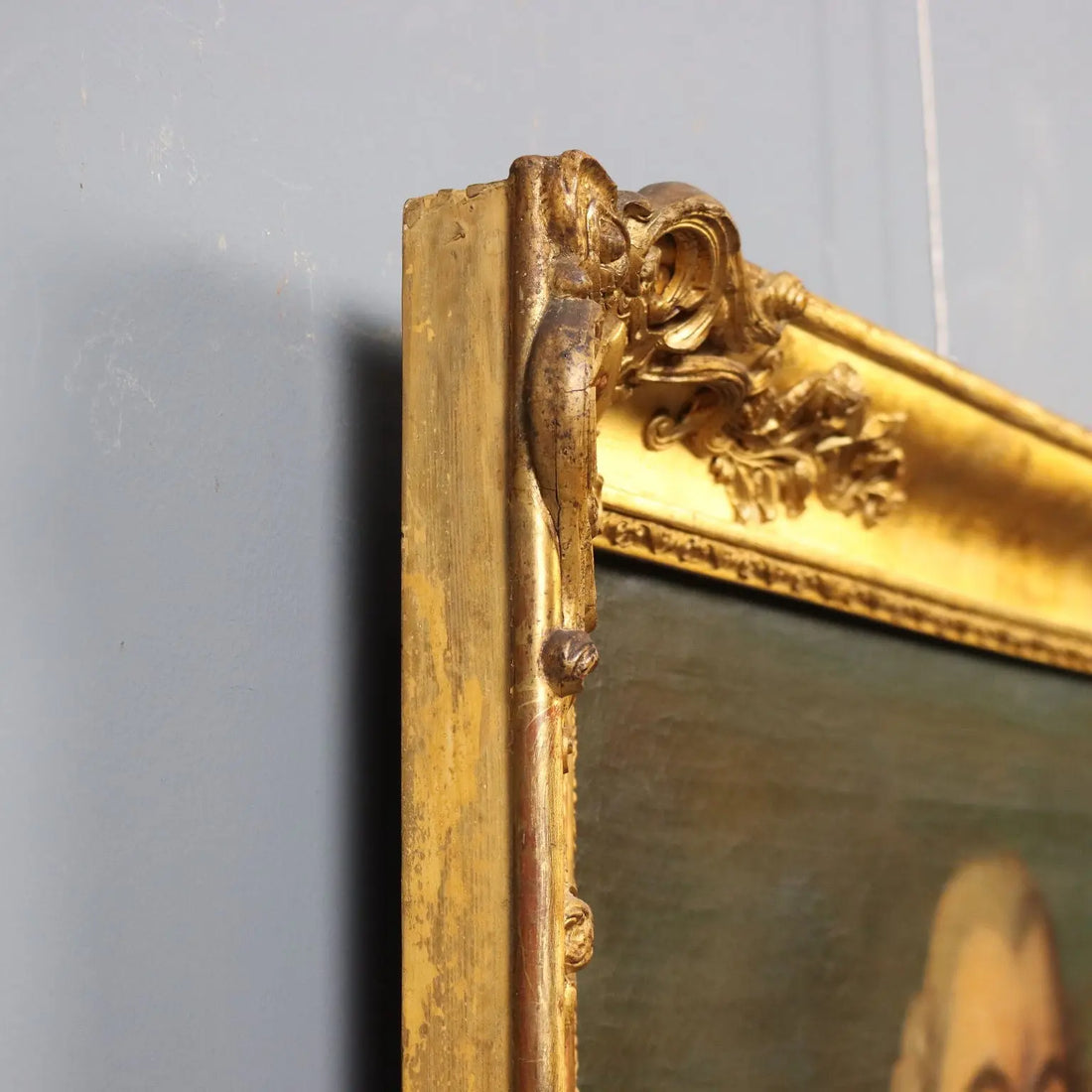 Antique Painting Portrait of a Nobleman Oil on Canvas XVIII Century | Art | Antique Painting