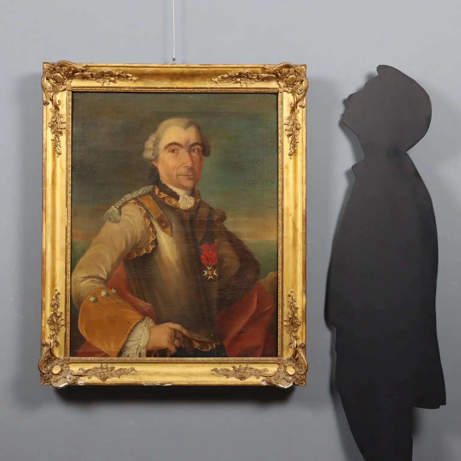 Antique Painting Portrait of a Nobleman Oil on Canvas XVIII Century | Art | Antique Painting