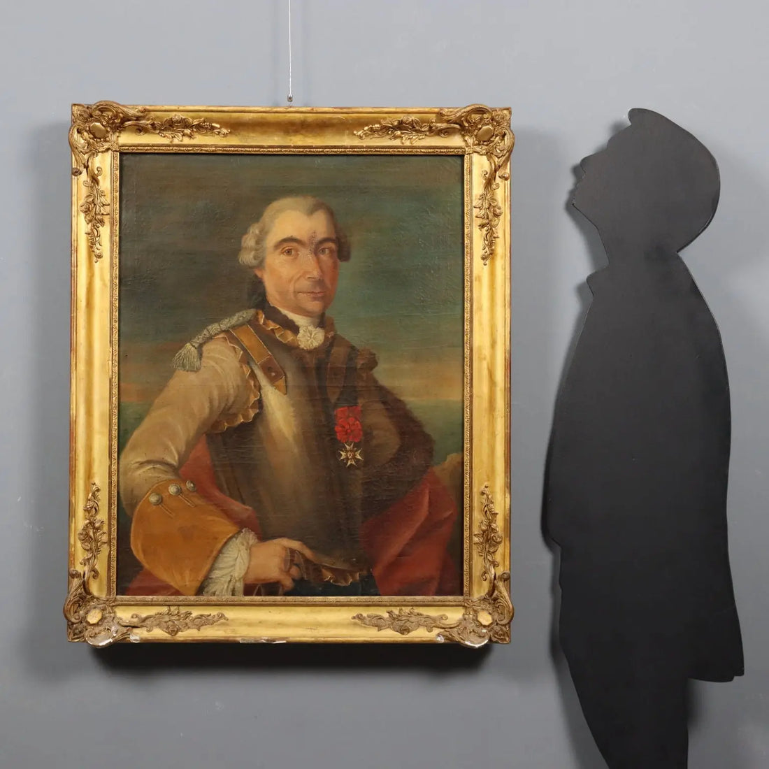 Antique Painting Portrait of a Nobleman Oil on Canvas XVIII Century | Art | Antique Painting