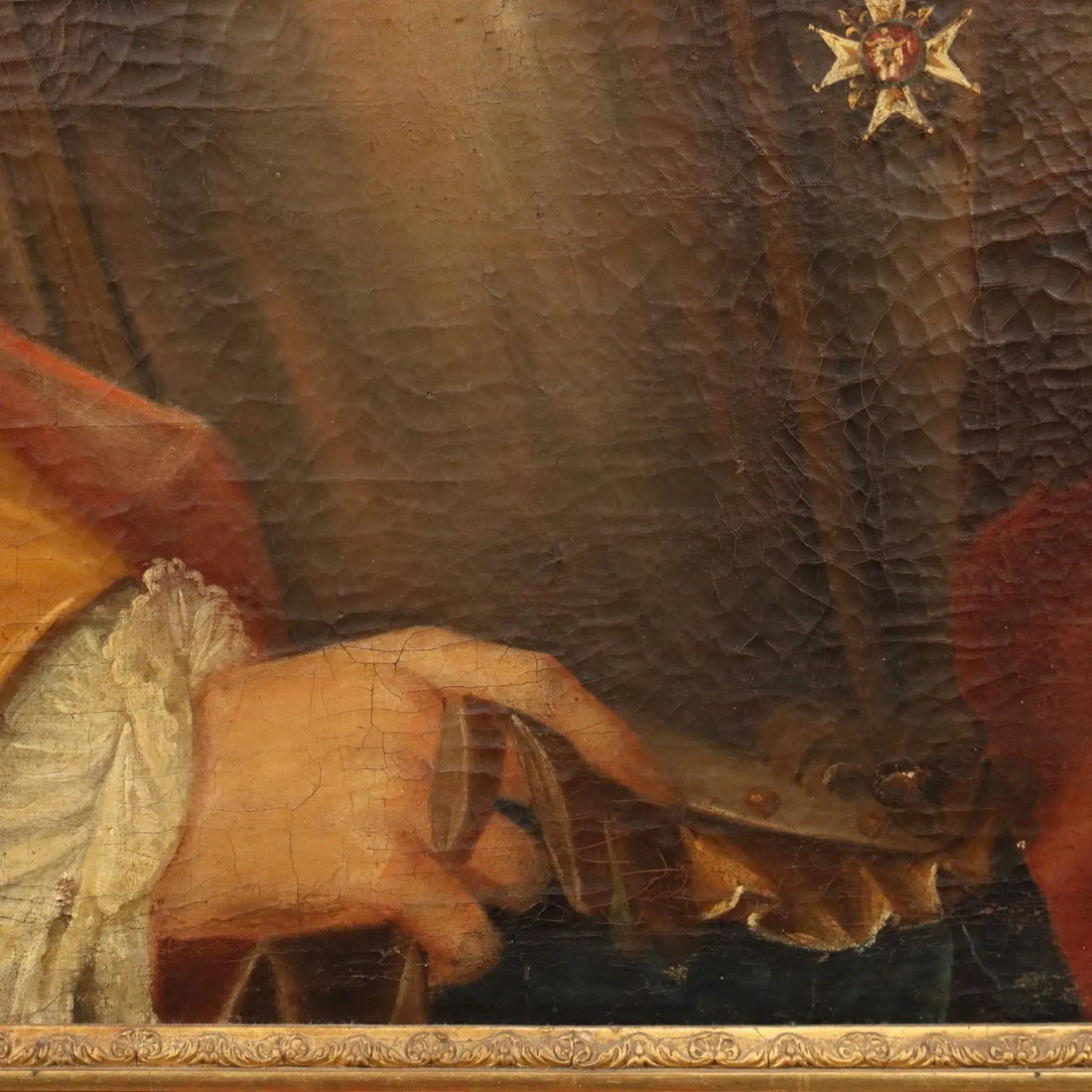 Antique Painting Portrait of a Nobleman Oil on Canvas XVIII Century | Art | Antique Painting