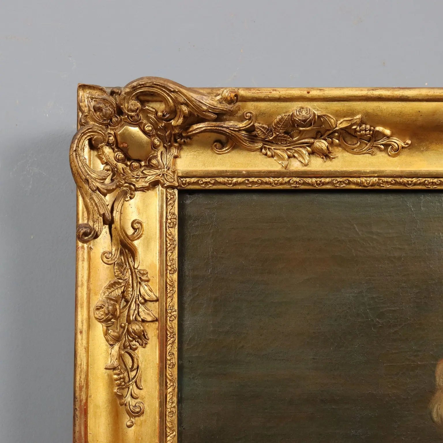 Antique Painting Portrait of a Nobleman Oil on Canvas XVIII Century | Art | Antique Painting