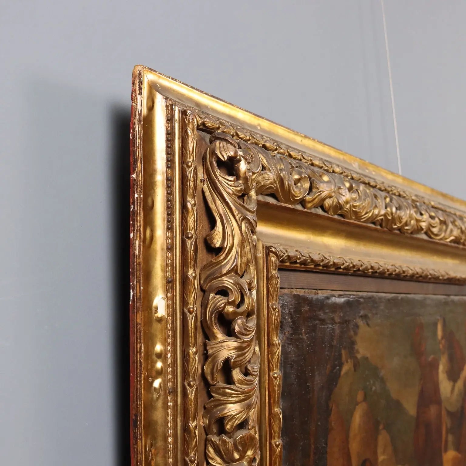 Antique Painting Moses and the Bronze Snake Oil on Canvas '600 | Art | Antique Painting