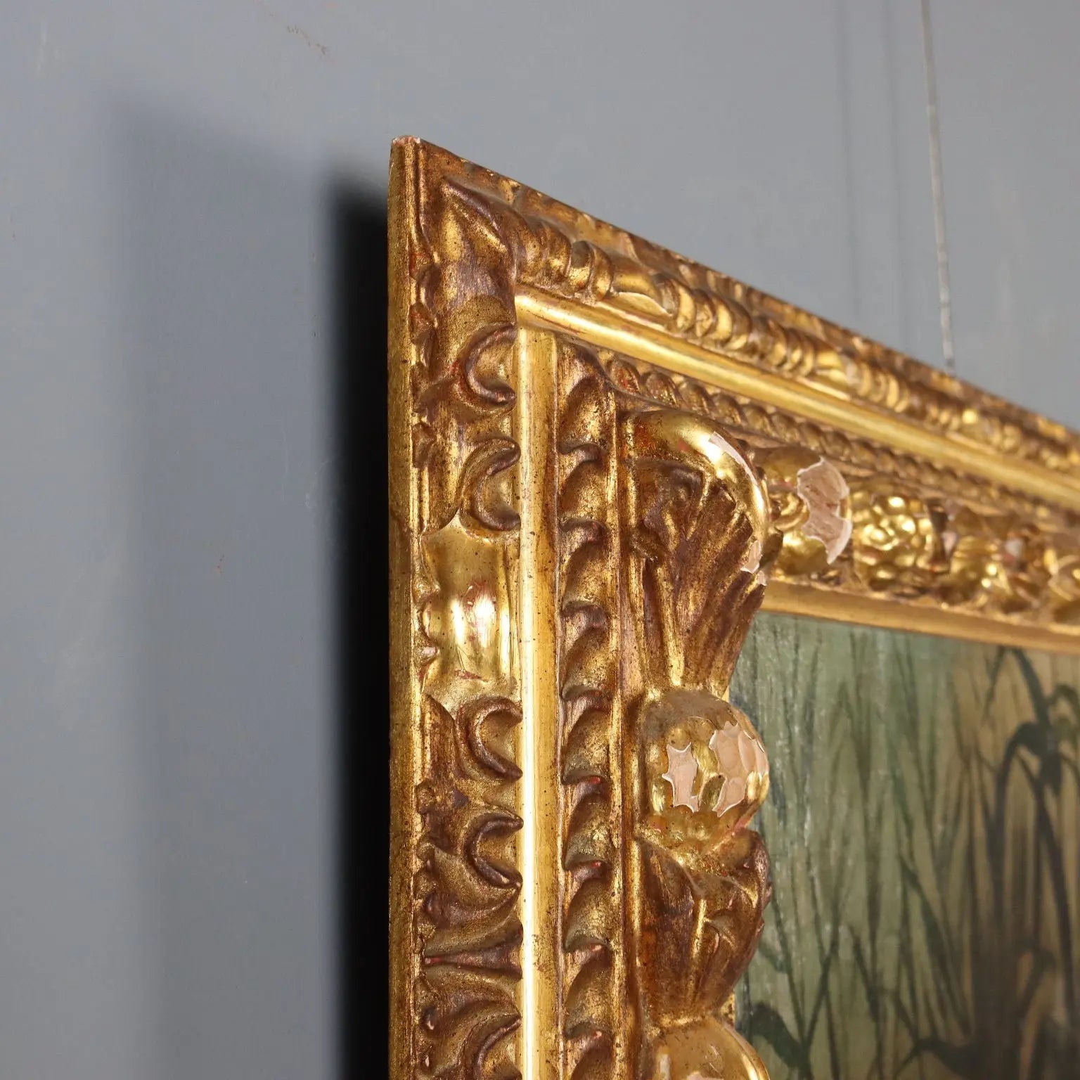 Antique Painting Moses Entrusted to the Waters of the Nile XX Century - Copy from Paul Delaroche | Art | 20th Century