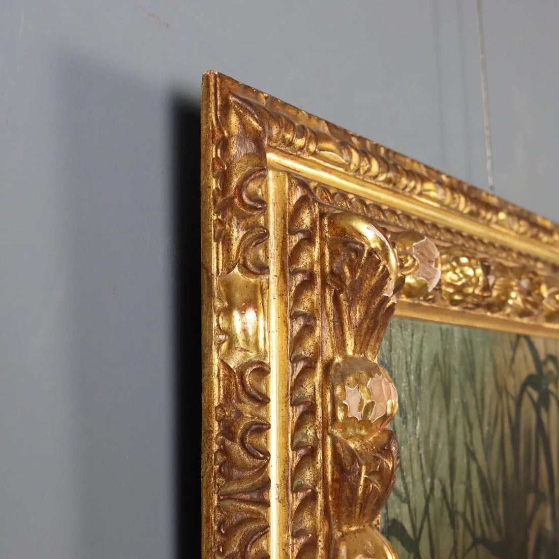 Antique Painting Moses Entrusted to the Waters of the Nile XX Century - Copy from Paul Delaroche | Art | 20th Century