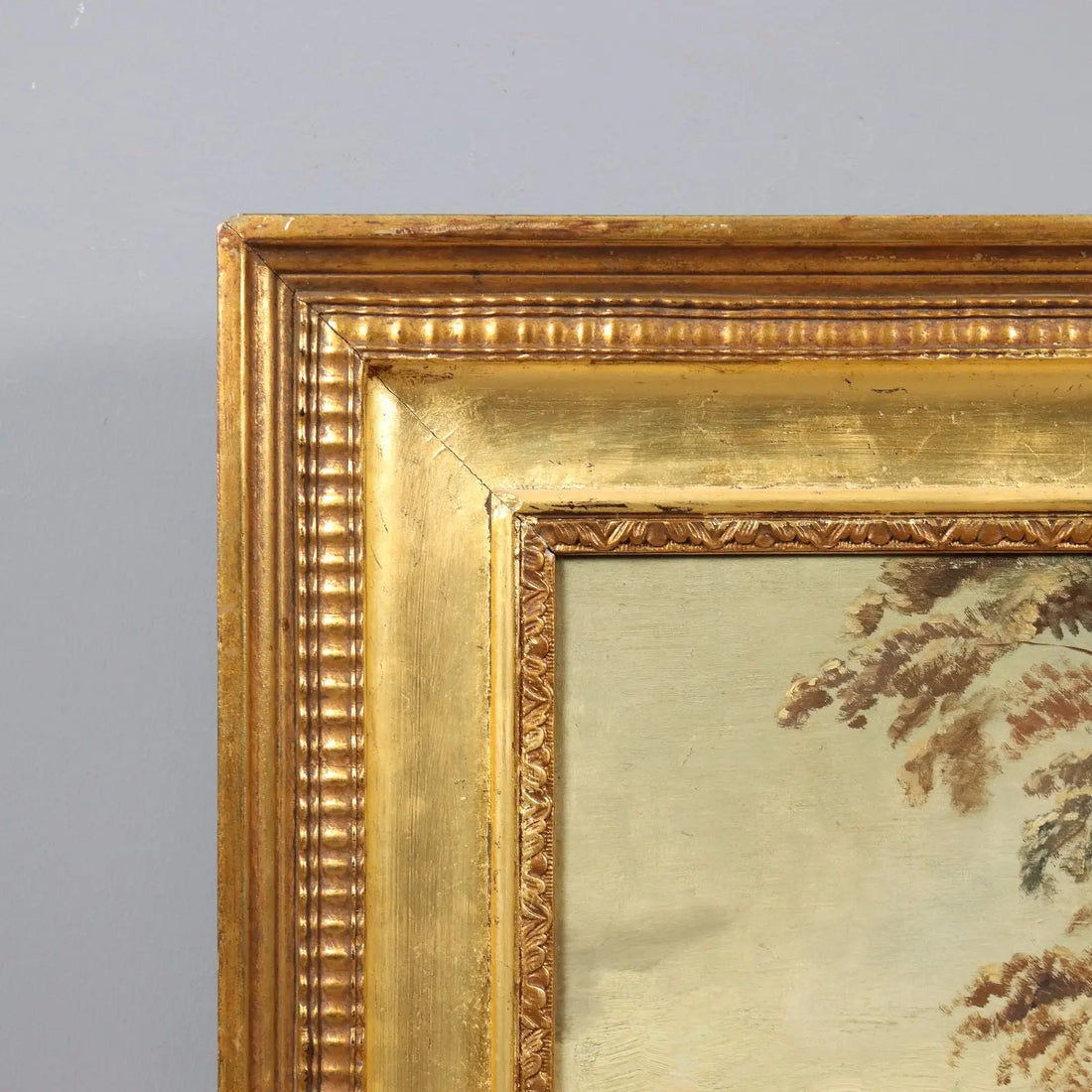Antique Painting Country Scene Oil on Canvas Northern Europe '800 | Art | Antique Painting