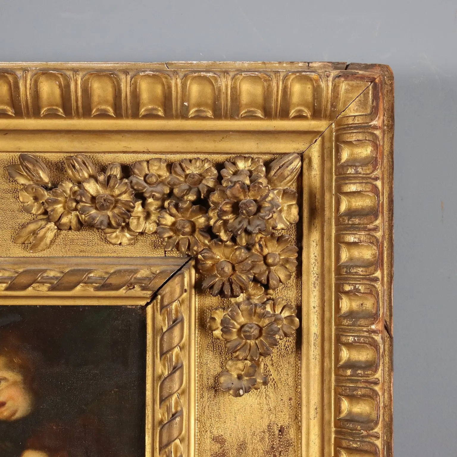 Antique Painting Copy from Ludovico Cardi Trinity Oil on Canvas '700 - Trinity | Art | Antique Painting