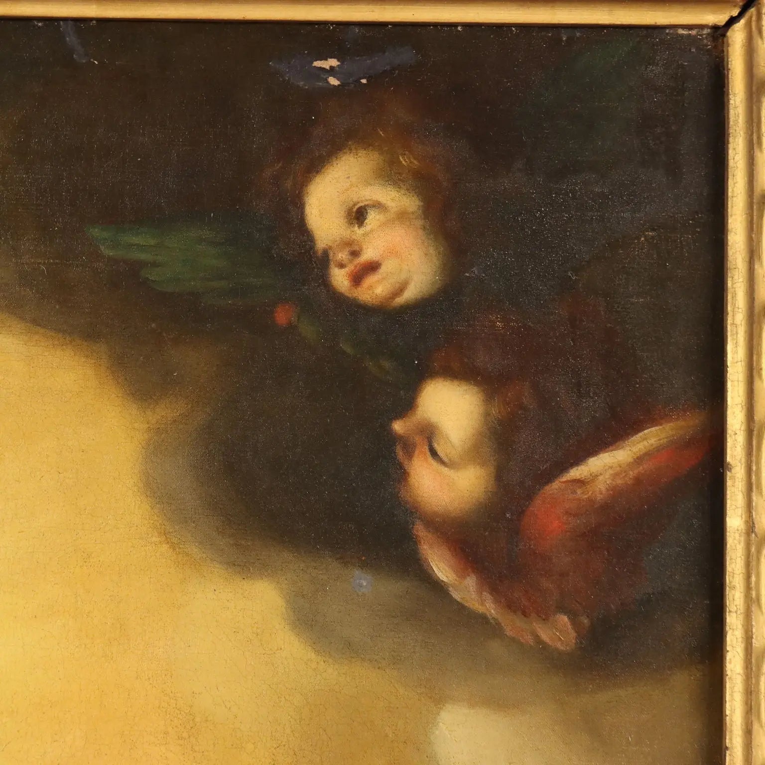 Antique Painting Copy from Ludovico Cardi Trinity Oil on Canvas '700 - Trinity | Art | Antique Painting