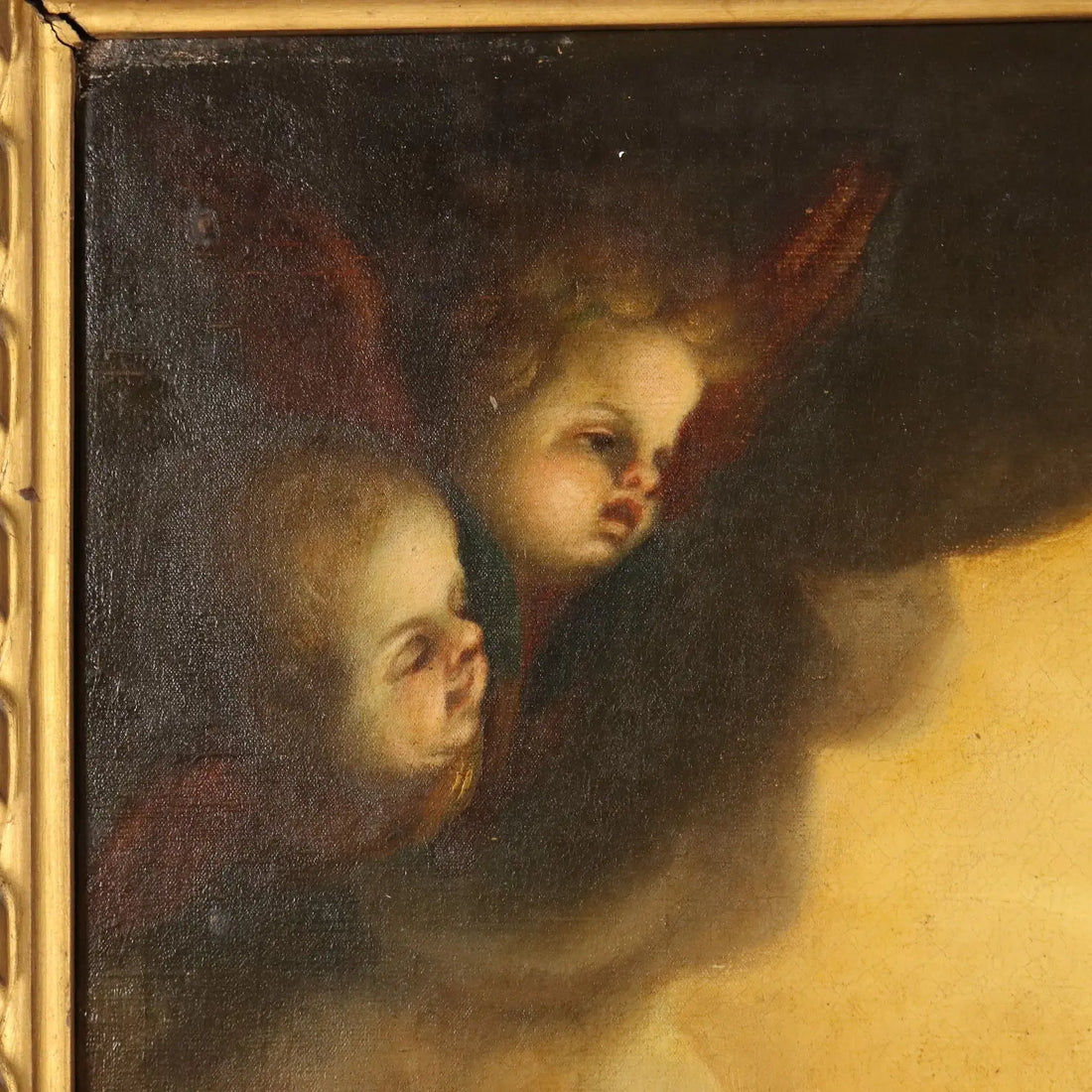 Antique Painting Copy from Ludovico Cardi Trinity Oil on Canvas '700 - Trinity | Art | Antique Painting