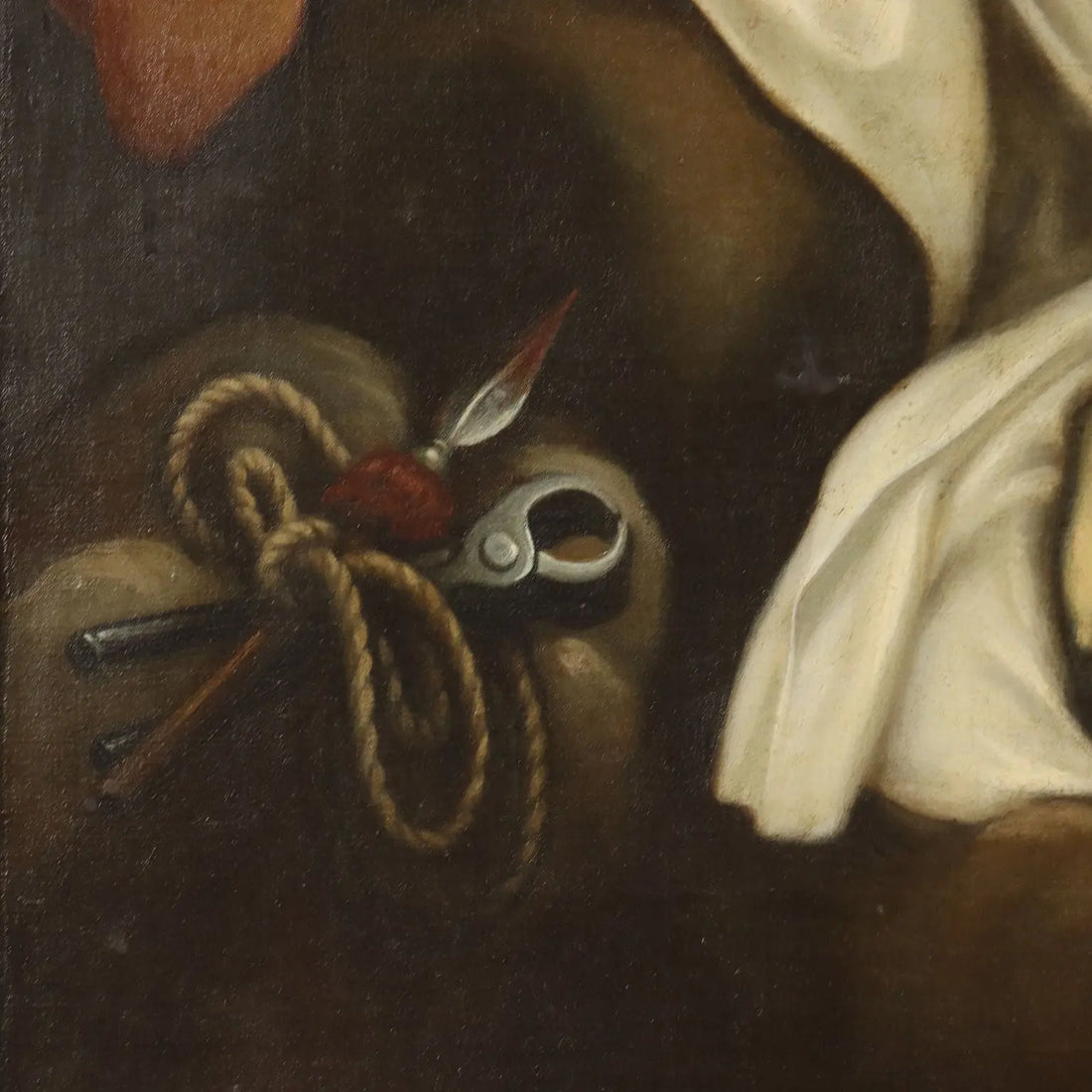 Antique Painting Copy from Ludovico Cardi Trinity Oil on Canvas '700 - Trinity | Art | Antique Painting