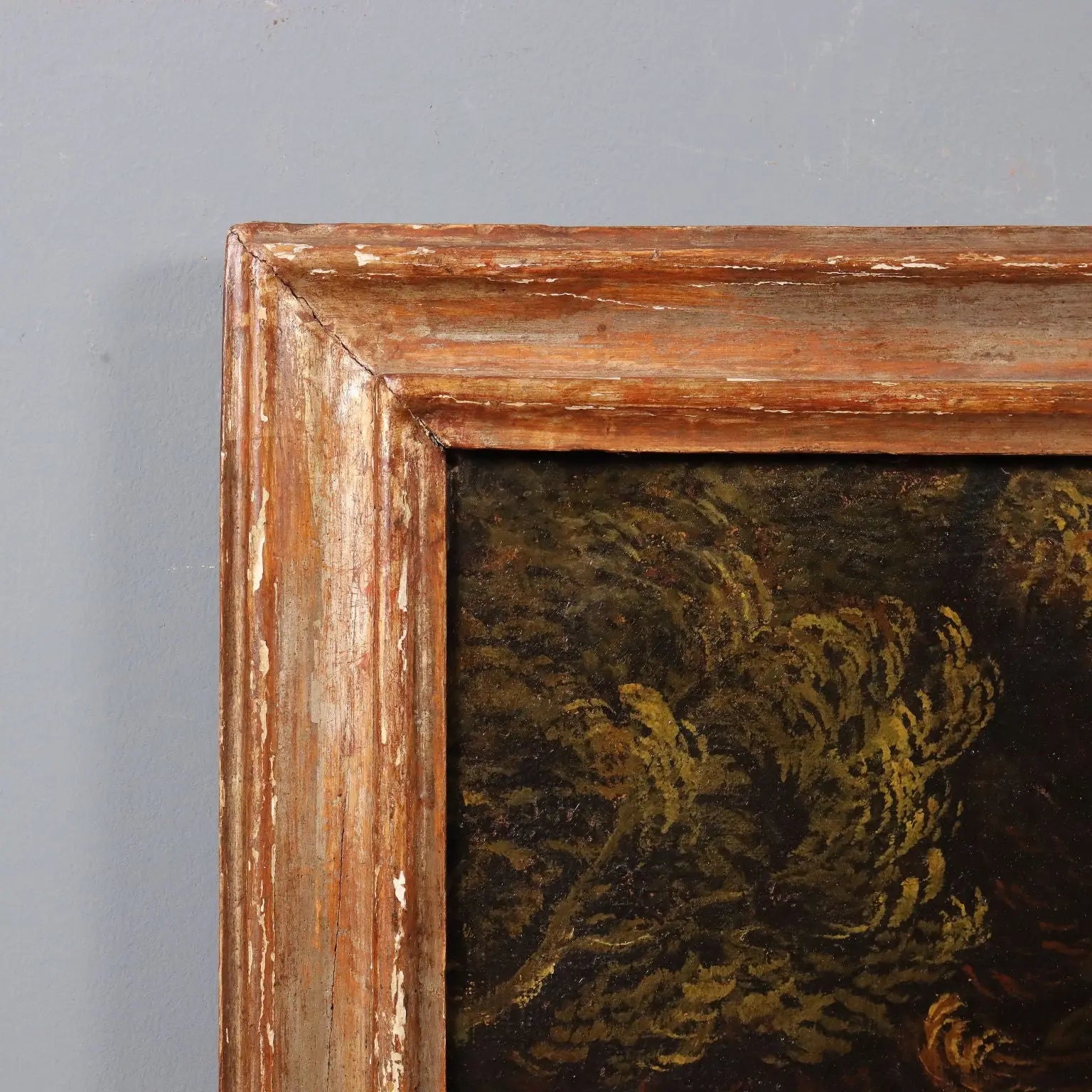 Antique Painting Cupids Feast Oil on Canvas XVII-XVIII Century | Art | Antique Painting