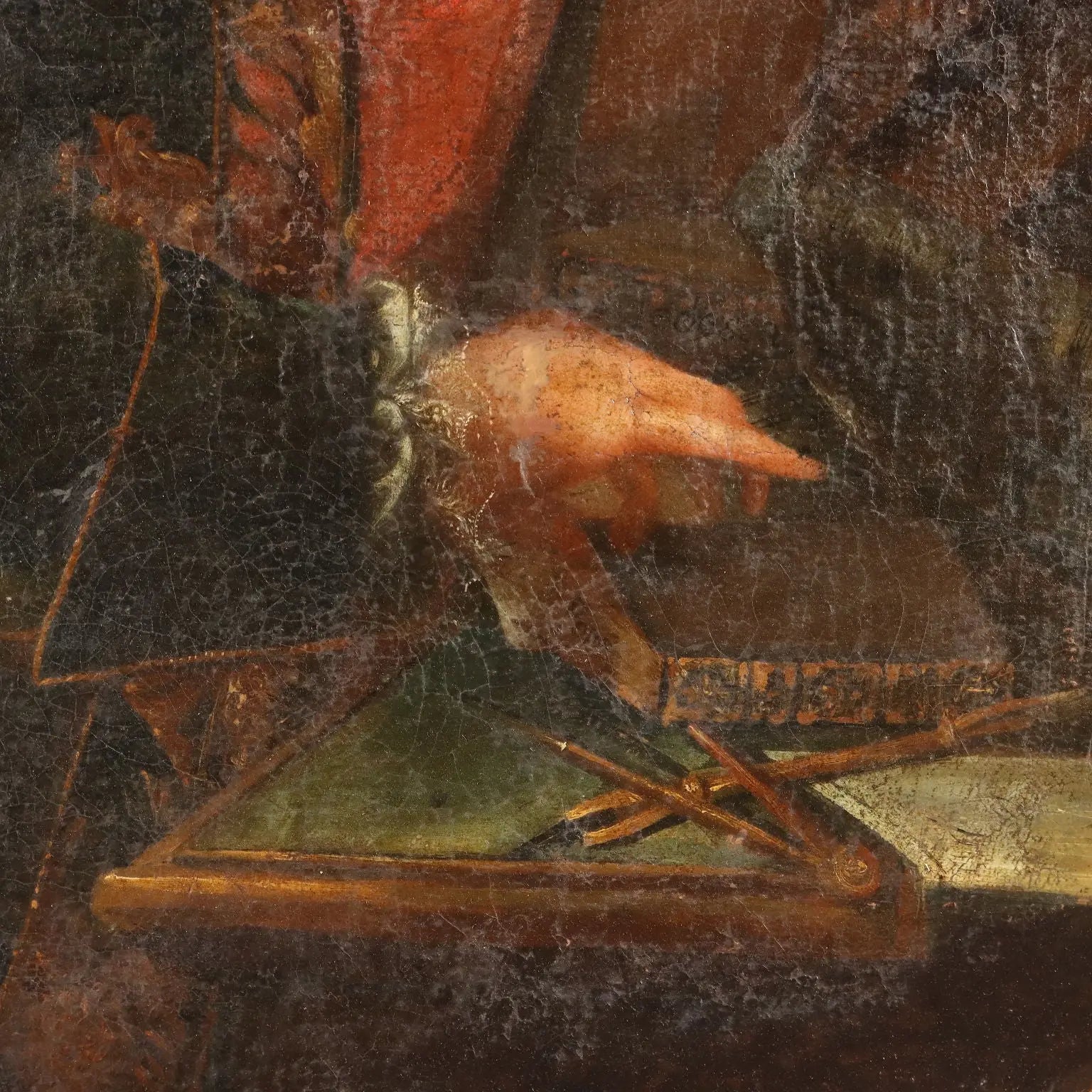 Antique Painting Portrait of a Gentleman Oil on Canvas XVIII Century | Art | Antique Painting