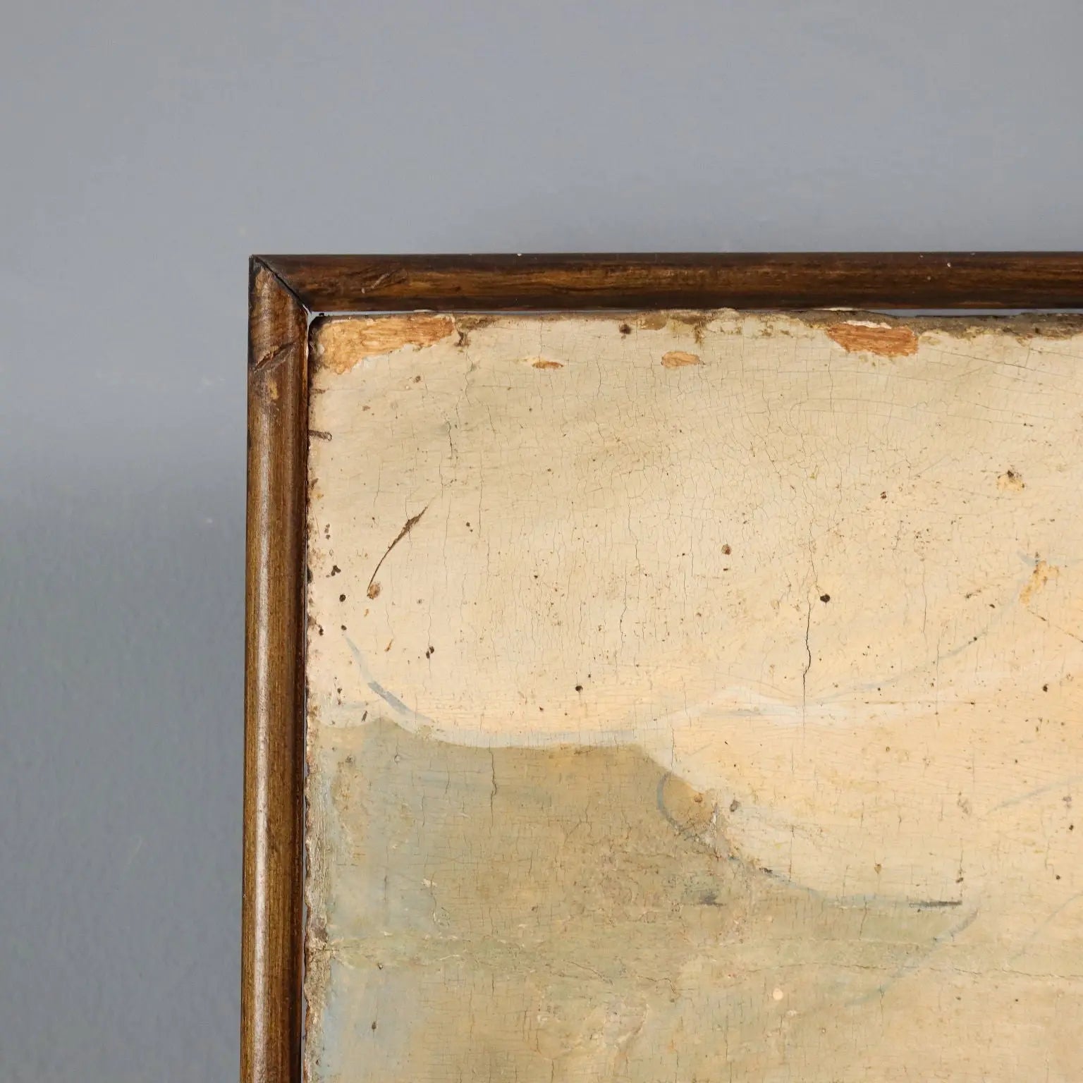Antique Painting Christ Crucified with Saints Oil on Hardboard '500 | Art | Antique Painting