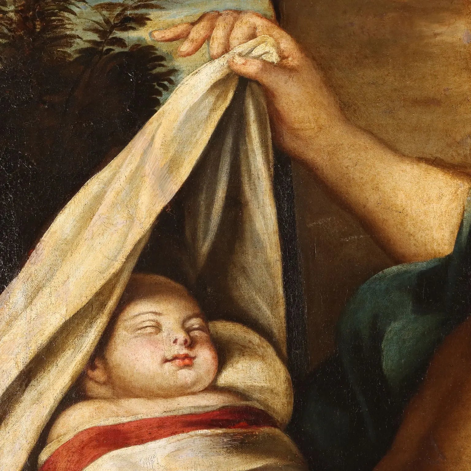 Antique Painting Allegory of Charity Disciple of Carlo Cignani '600 - Disciple of Carlo Cignani | Art | Antique Painting