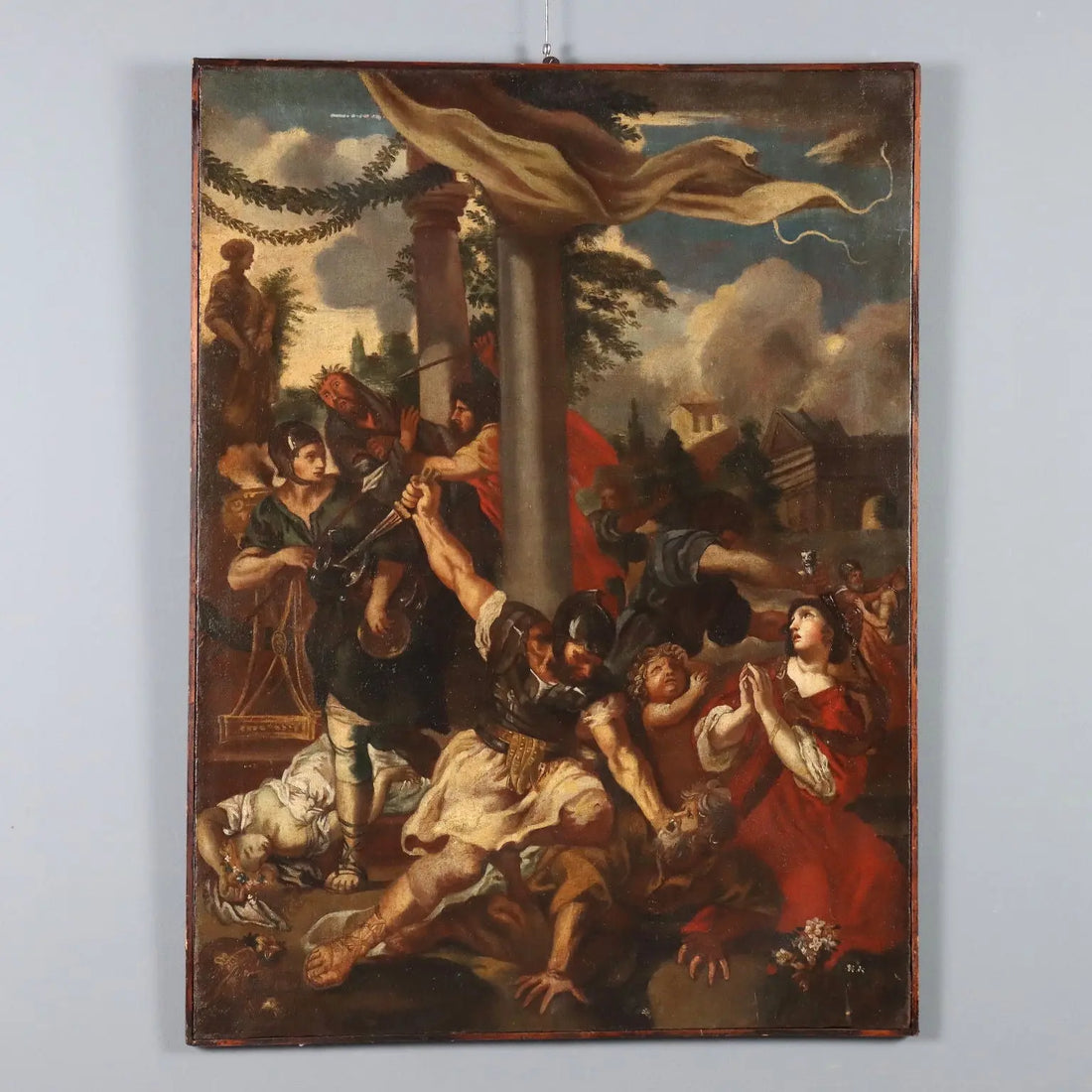 Antique Painting The Age of Iron Disciple of Pietro da Cortona '600 - Disciple of Pietro da Cortona | Art | Antique Painting
