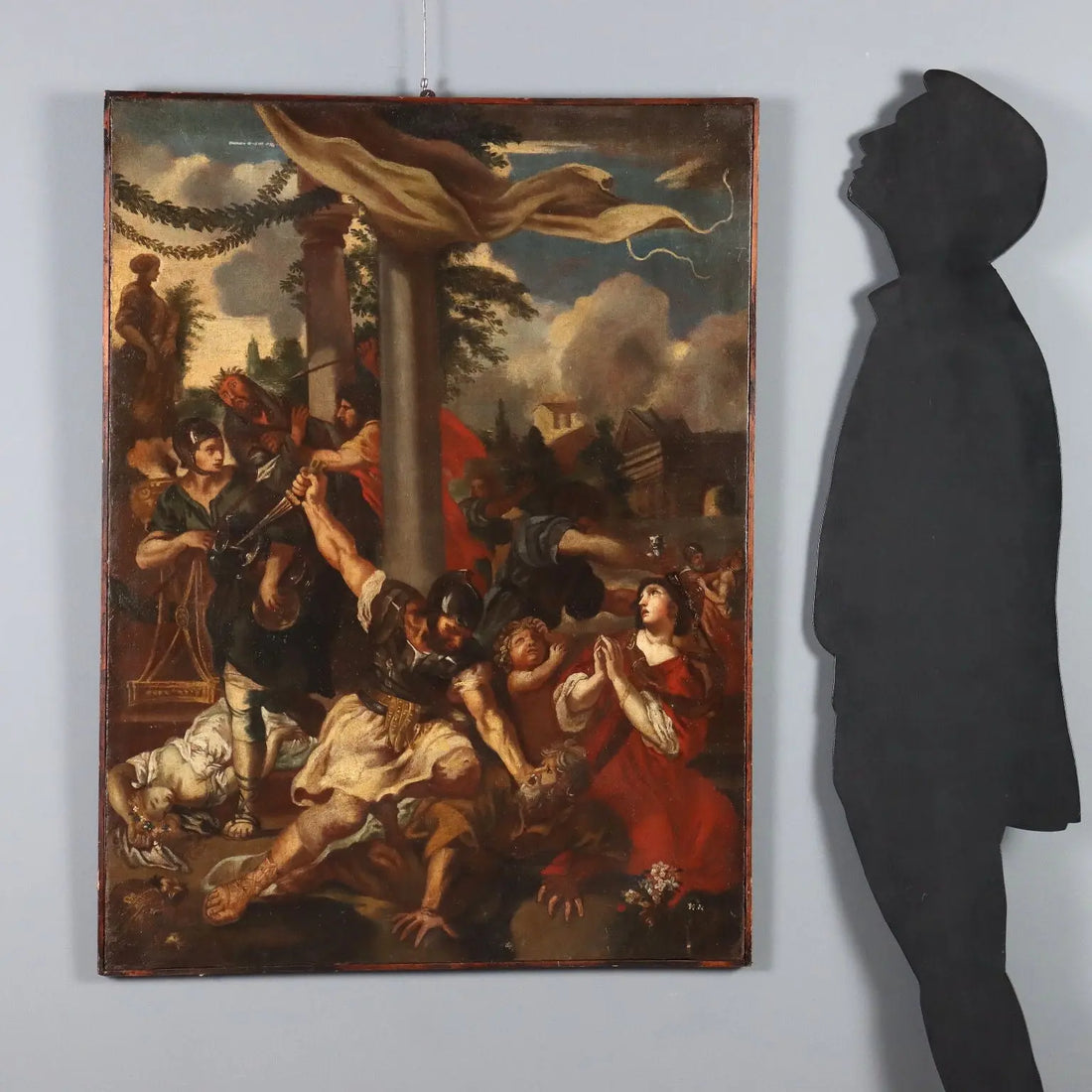 Antique Painting The Age of Iron Disciple of Pietro da Cortona '600 - Disciple of Pietro da Cortona | Art | Antique Painting