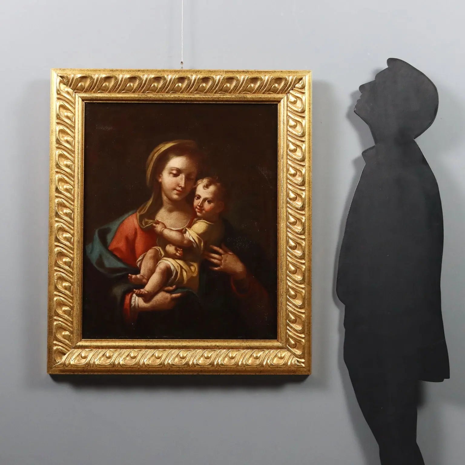Antique Painting Virgin Mary with Child Oil on Canvas XVII Century | Art | Antique Painting