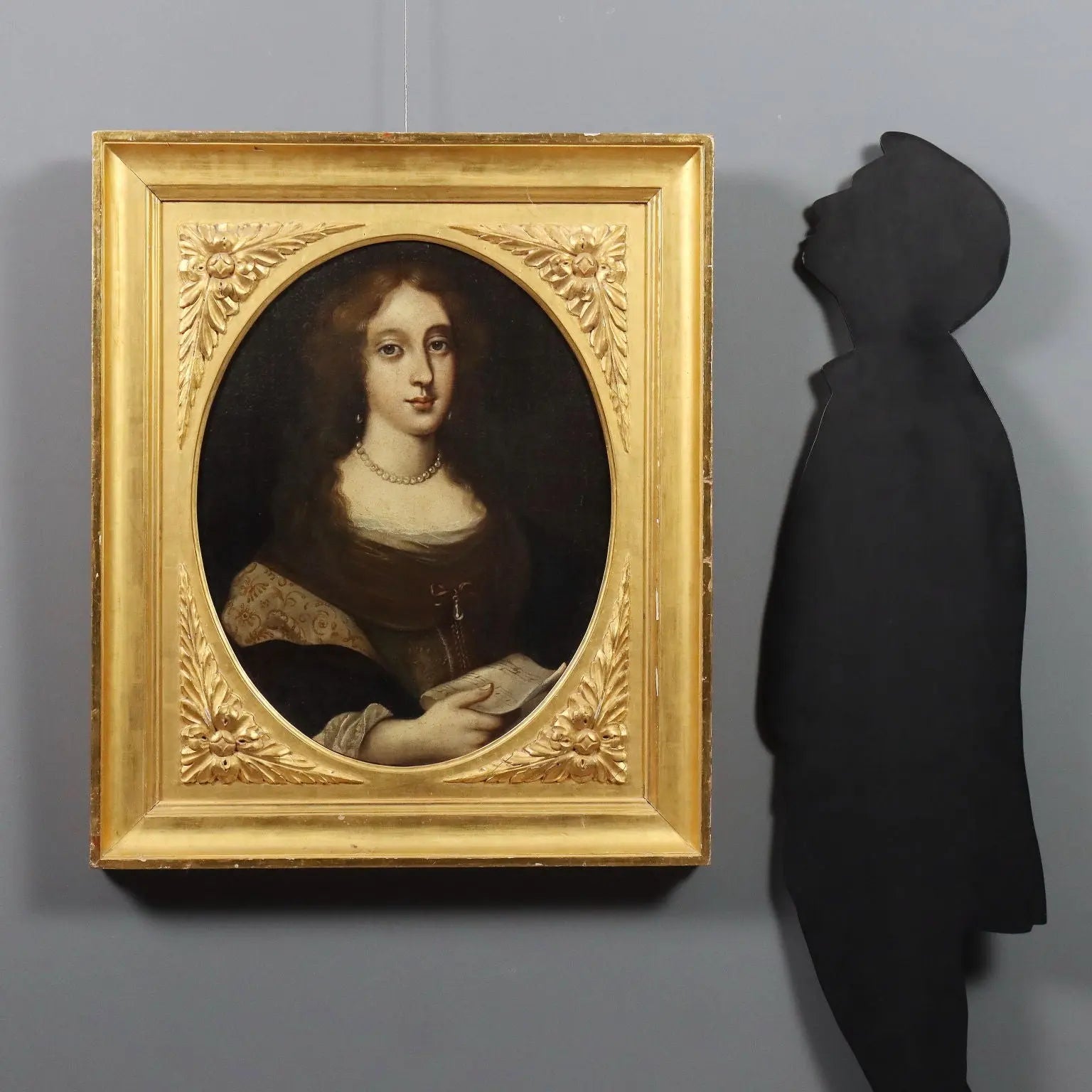 Antique Painting Portrait of a Woman Oil on Canvas XVII Century | Art | Antique Painting