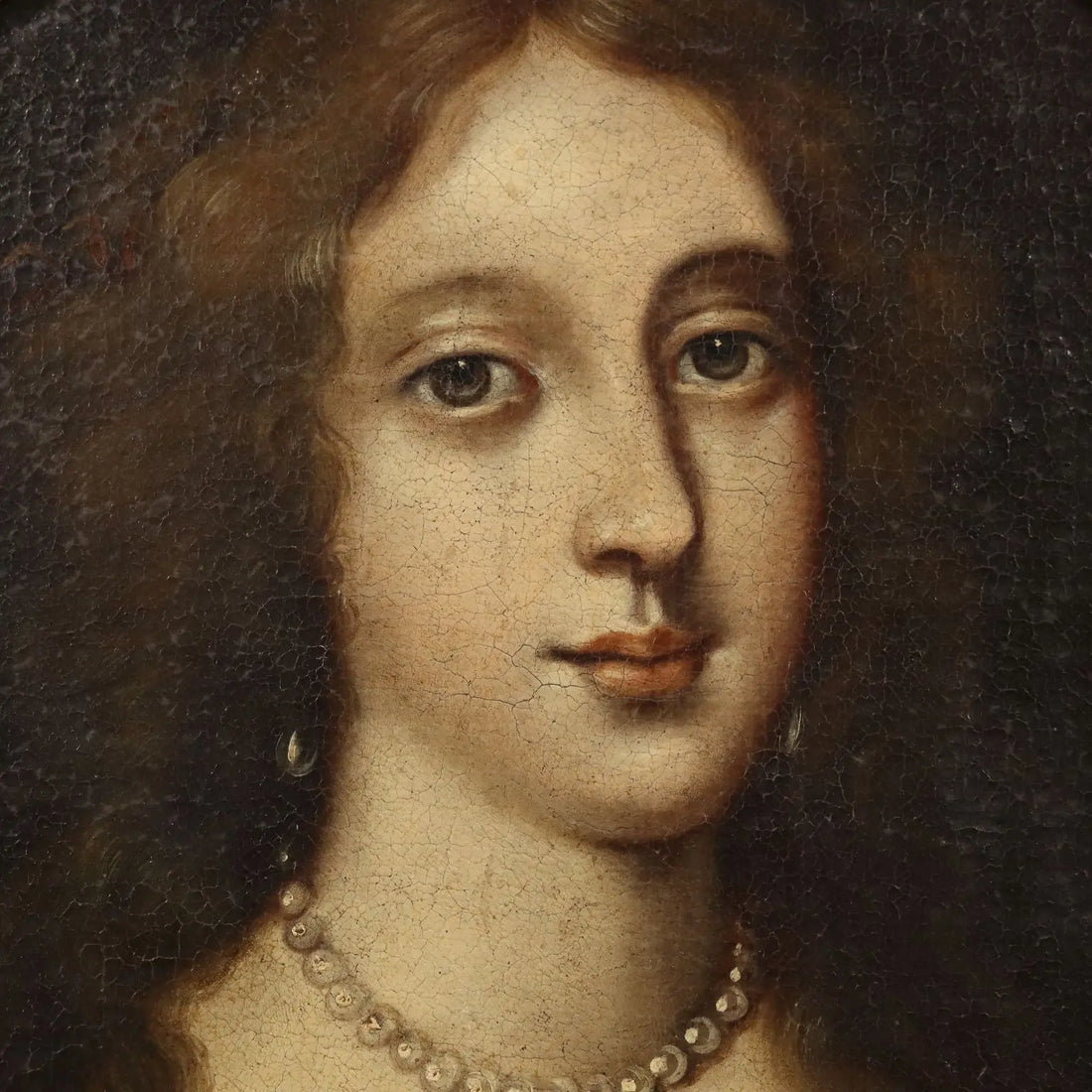Antique Painting Portrait of a Woman Oil on Canvas XVII Century | Art | Antique Painting
