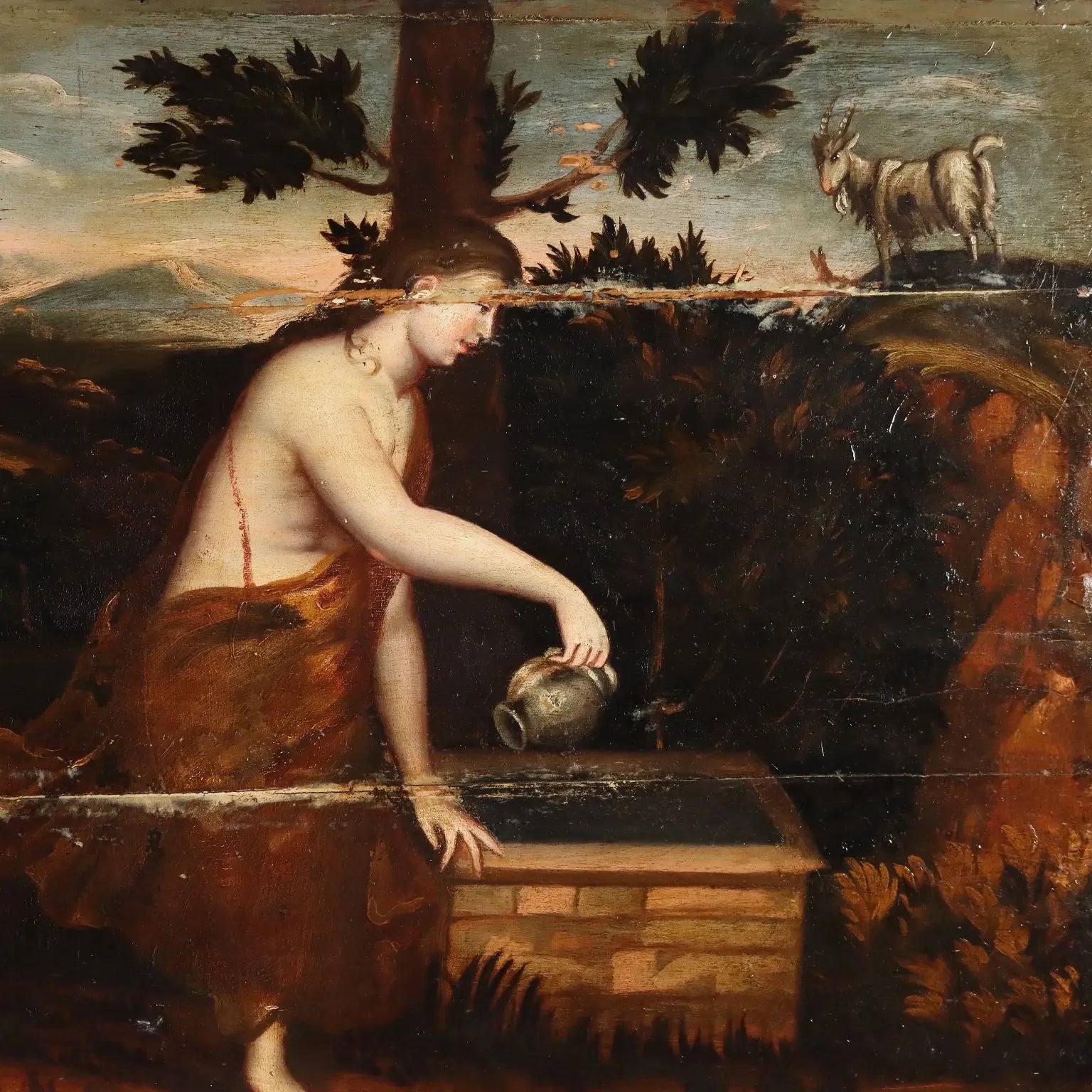 Antique Painting Concert Oil on Hardboard Italy XVIII Century | Art | Antique Painting