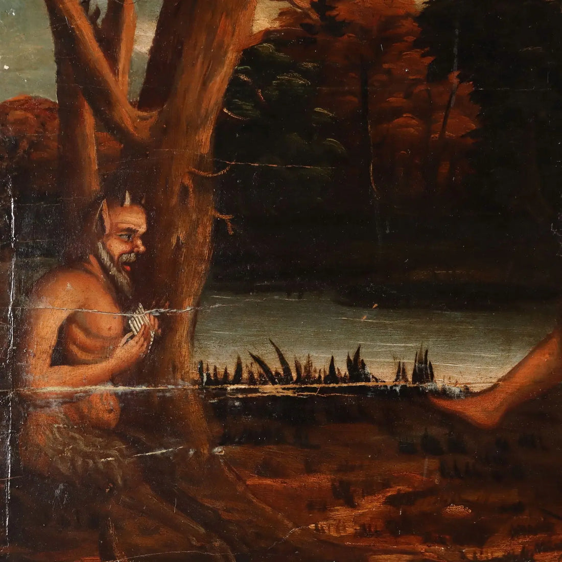 Antique Painting Concert Oil on Hardboard Italy XVIII Century | Art | Antique Painting