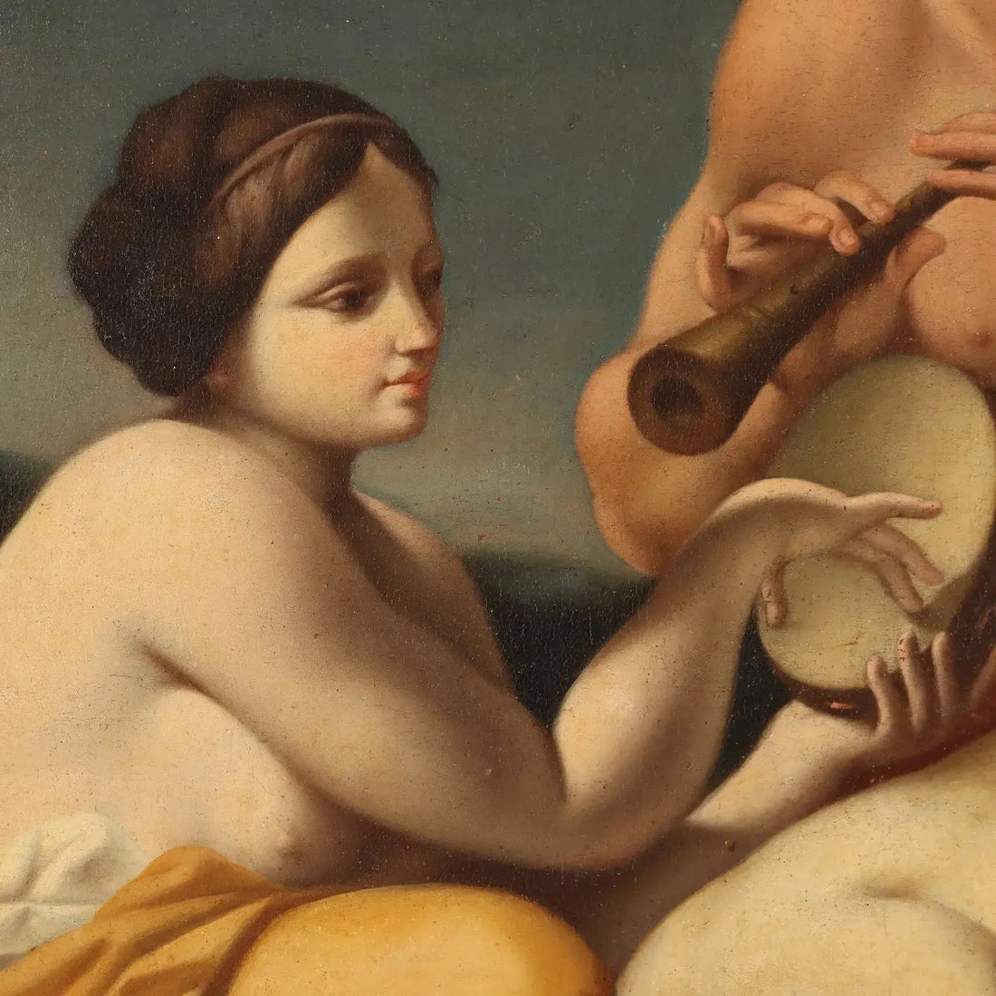 Anitique Painting Mythological Subject Italy XVIII Century - Period of Carlo Cignani | Art | Antique Painting
