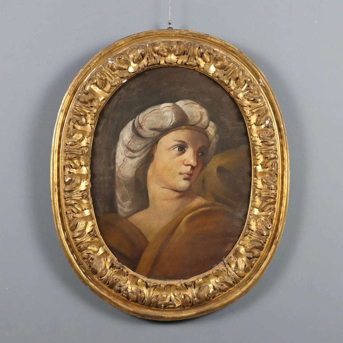 Antique Painting The Sybil Oil on Hardboard Italy XVIII Century | Art | Antique Painting