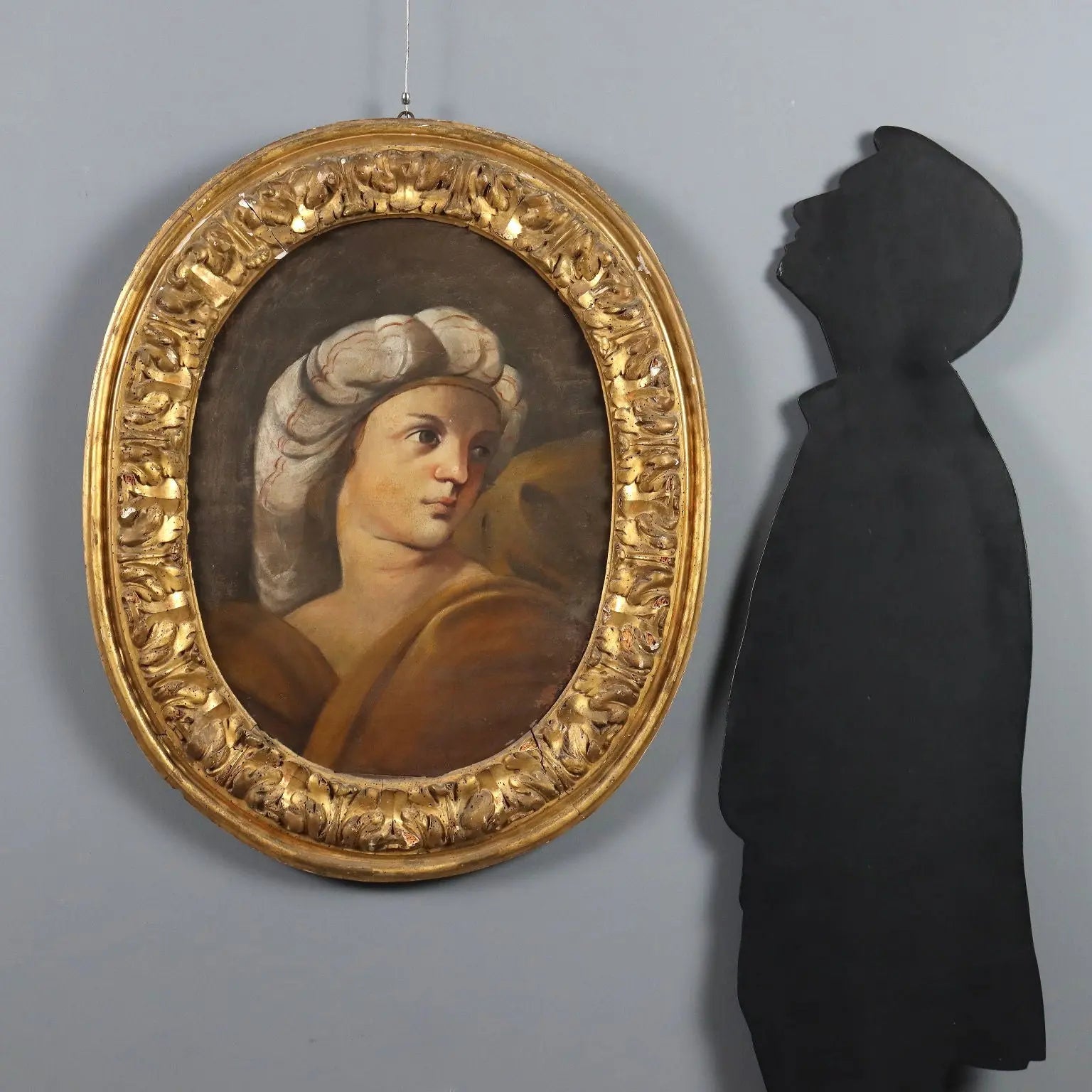Antique Painting The Sybil Oil on Hardboard Italy XVIII Century | Art | Antique Painting