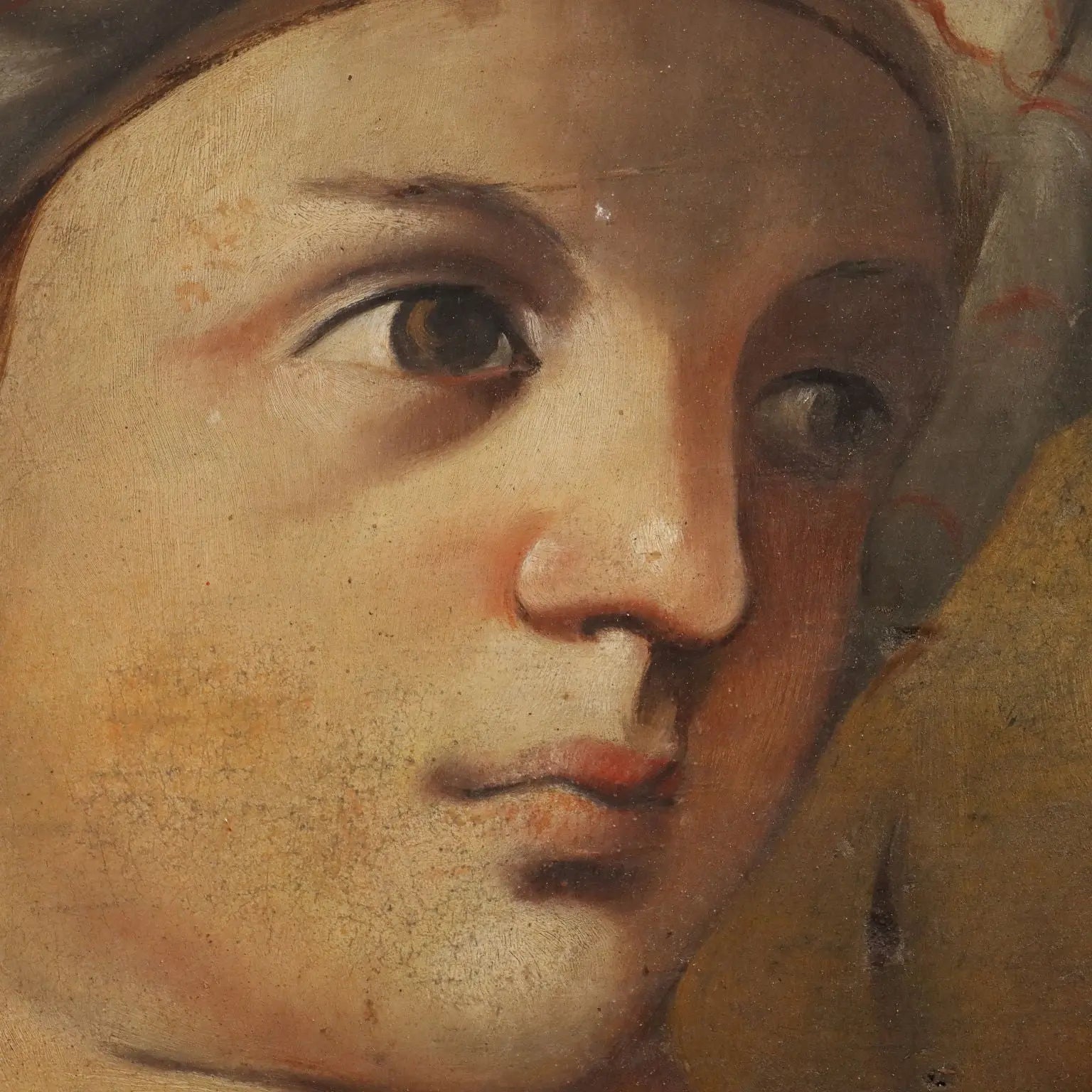 Antique Painting The Sybil Oil on Hardboard Italy XVIII Century | Art | Antique Painting