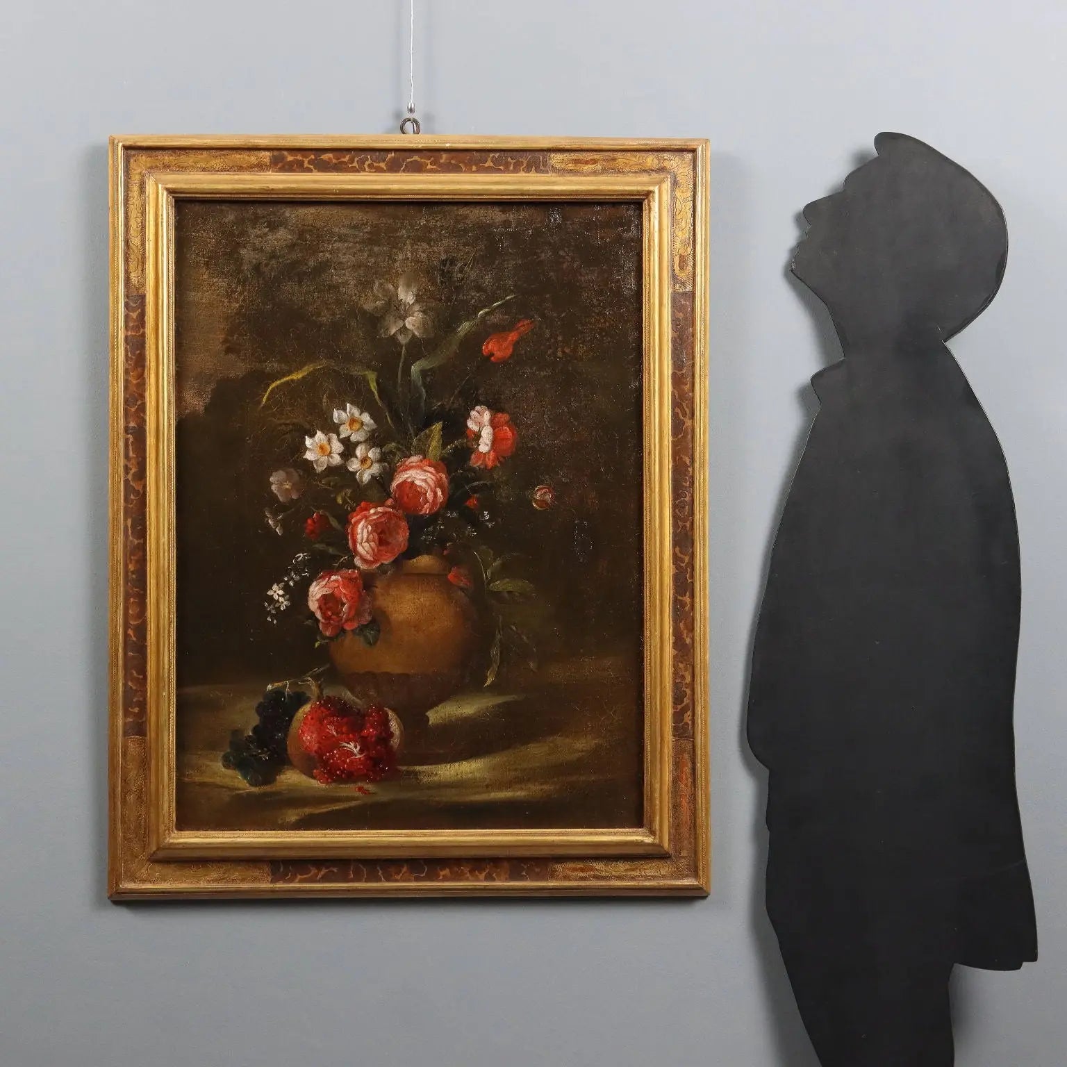 Antique Painting Still Life and Flowers Oil on Canvas XVIII Century | Art | Antique Painting