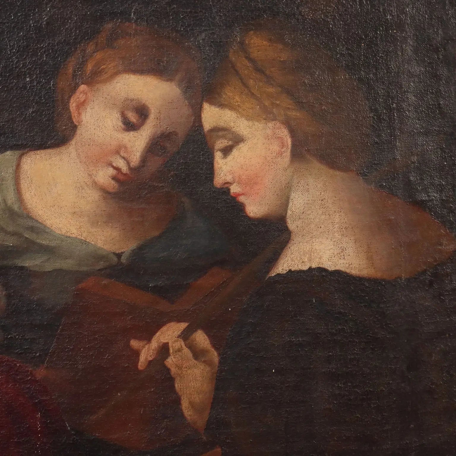 Antique Painting Sacred Conversation Copy from Jacopo Palma - Copy from Jacopo Palma il Vecchio | Art | Antique Painting