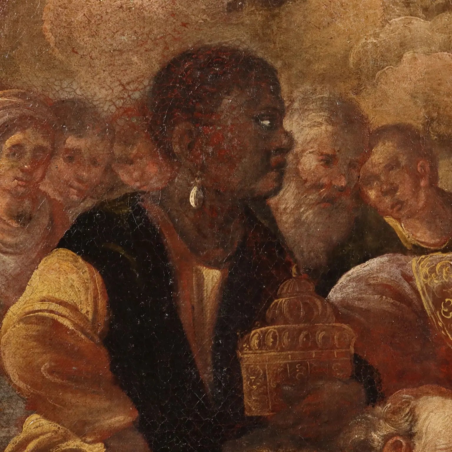 Antique Painting The Adoration of the 3 Wise Men XVII Century | Art | Antique Painting