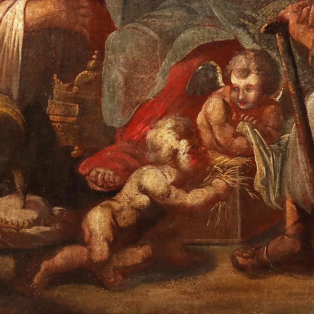 Antique Painting The Adoration of the 3 Wise Men XVII Century | Art | Antique Painting