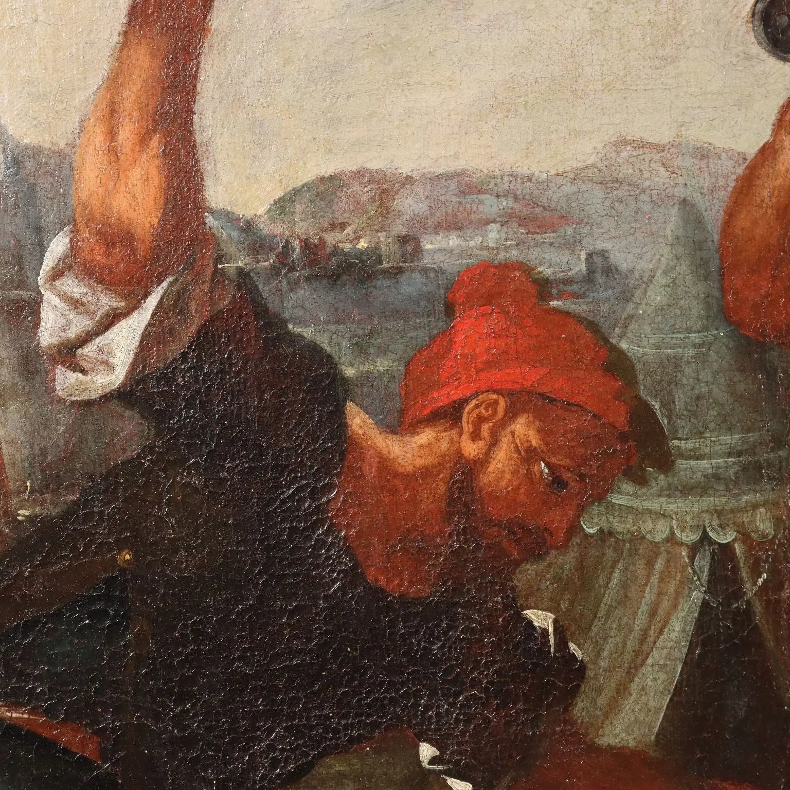 Antique Painting A Request of Clemency Oil on Canvas XVII Century | Art | Antique Painting
