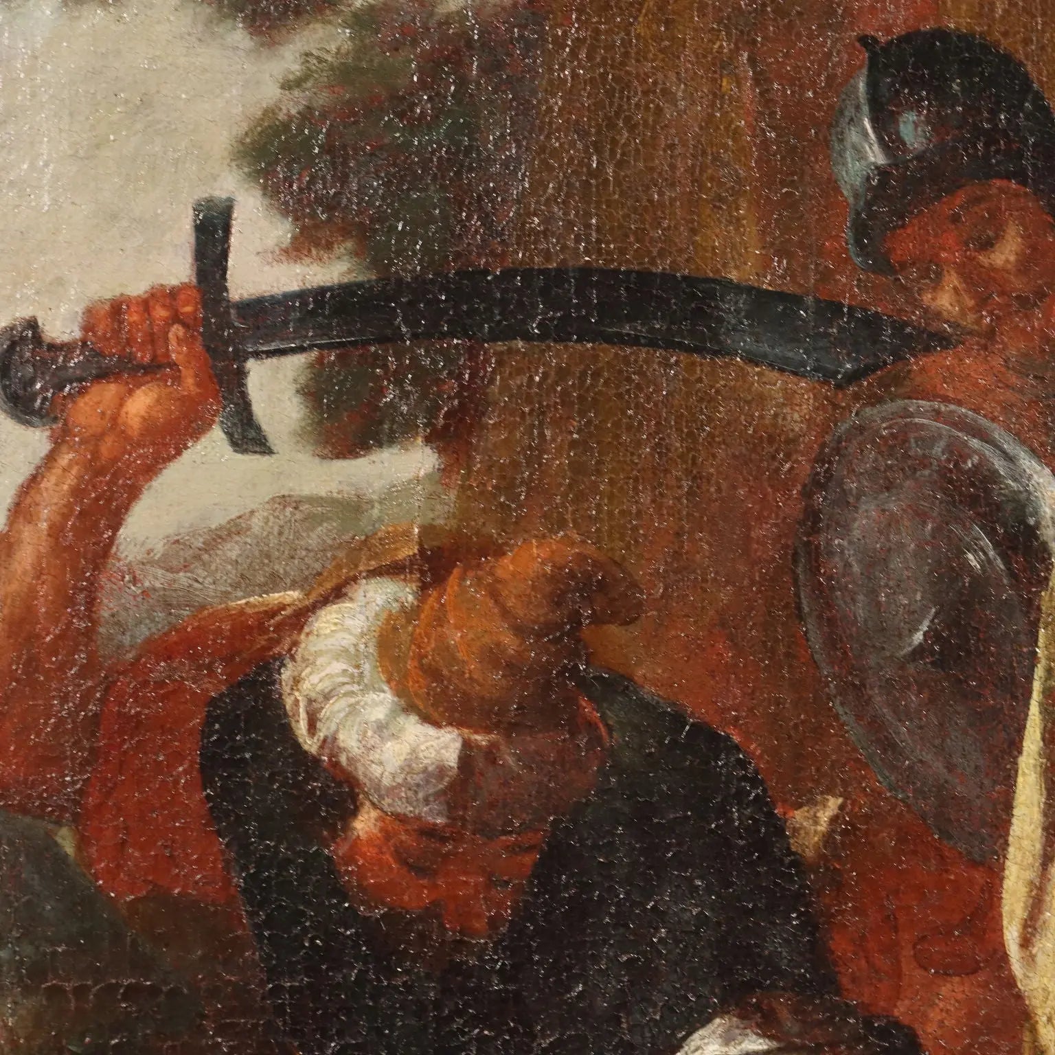 Antique Painting A Request of Clemency Oil on Canvas XVII Century | Art | Antique Painting