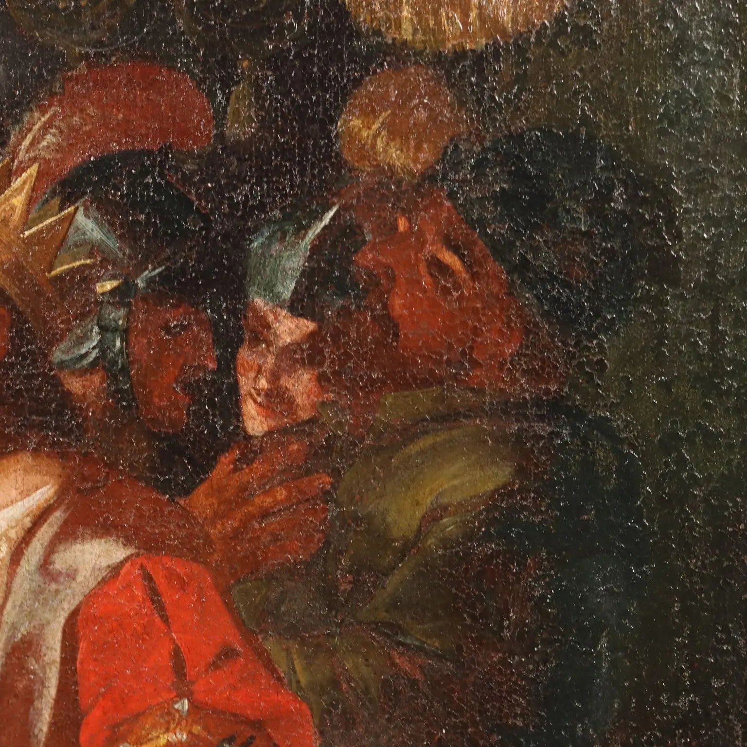 Antique Painting A Request of Clemency Oil on Canvas XVII Century | Art | Antique Painting