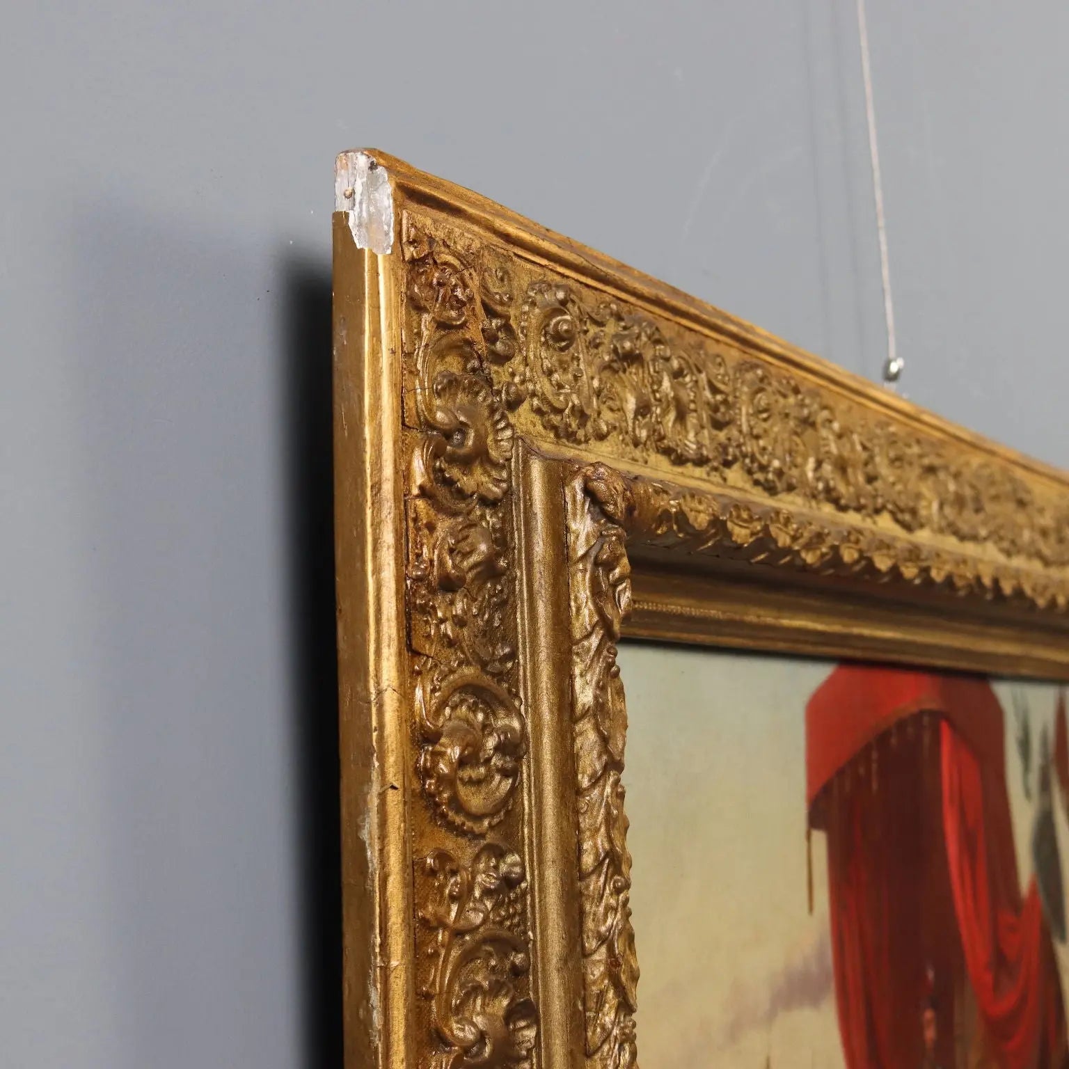 Antique Painting Historical Subject Oil on Canvas Europe XIX Century | Art | Antique Painting