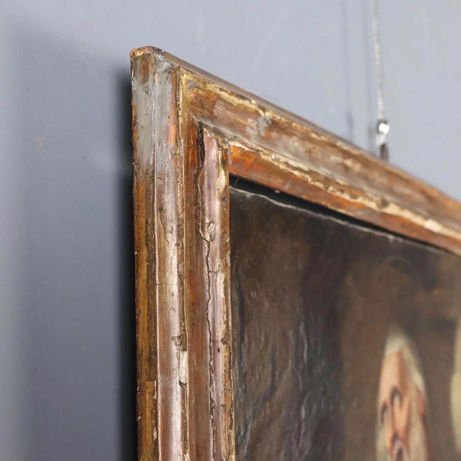 Antique Painting Saint Onophrius the Penitent Oil on Canvas '600 | Art | Antique Painting