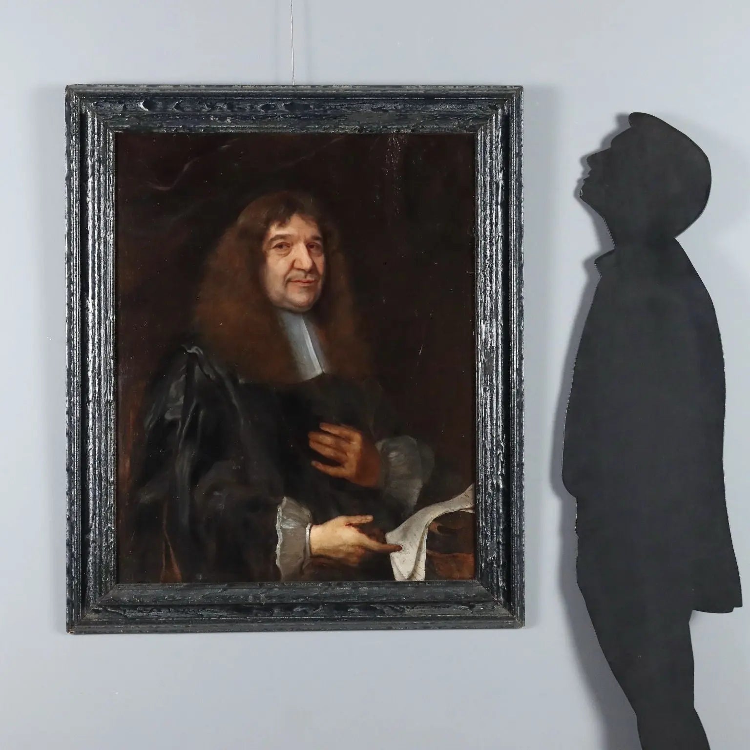 Antique Painting Portrait Attributable to John Greenhill XVIII Century - Male Portrait | Art | Antique Painting