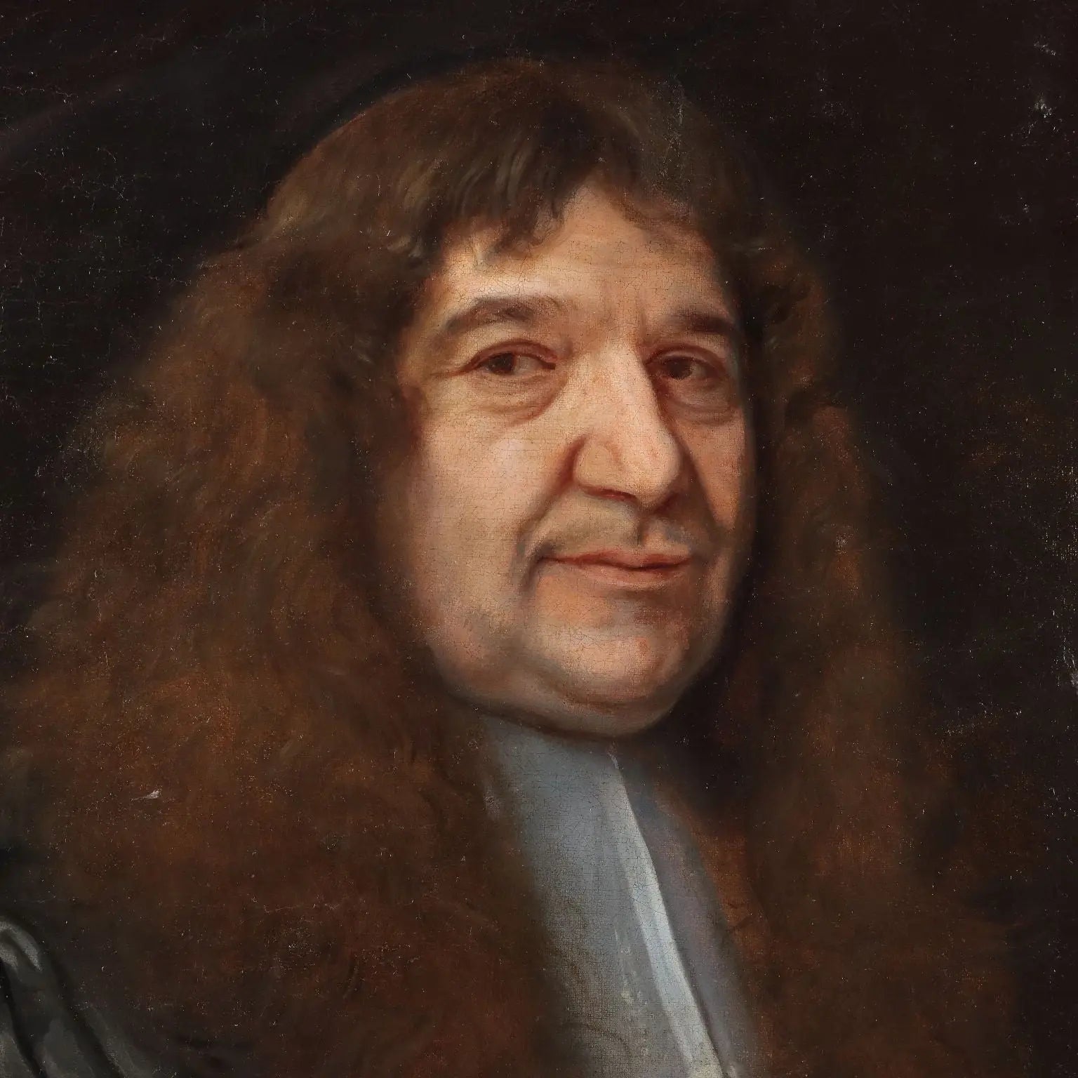 Antique Painting Portrait Attributable to John Greenhill XVIII Century - Male Portrait | Art | Antique Painting