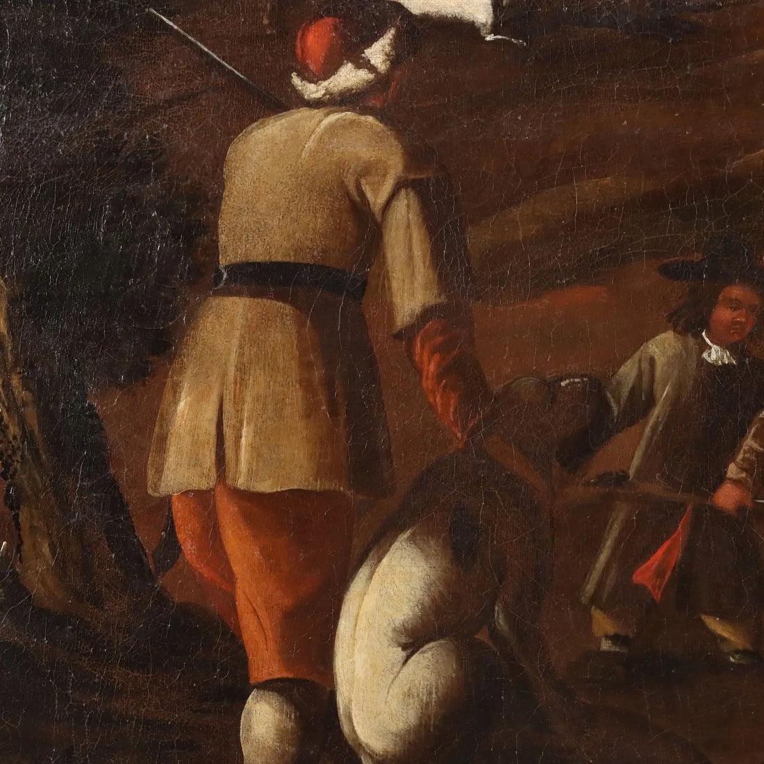 Antique Painting Hunting Scene Oil on Canvas Italy XVIII Century | Art | Antique Painting