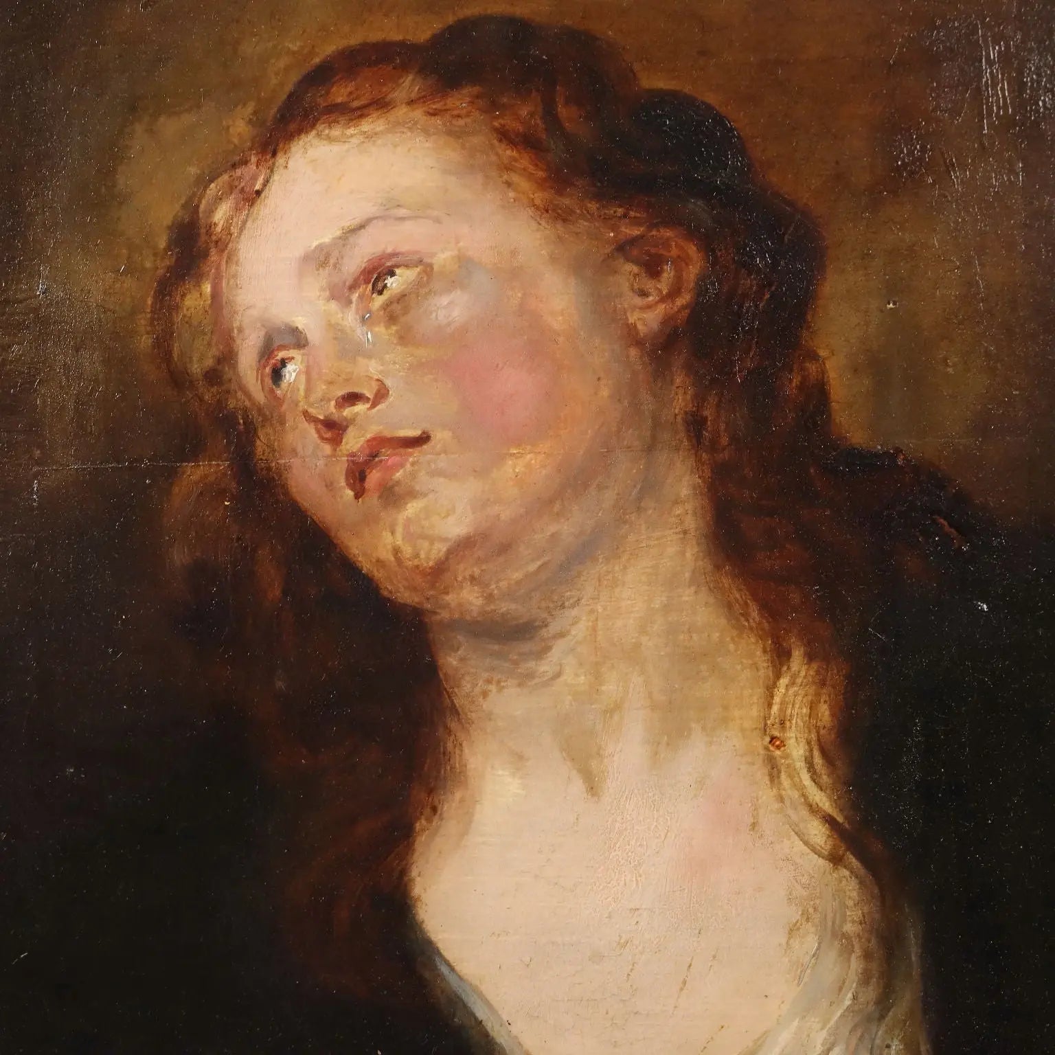 Portrait of Mary Magdalene in Van Dyck Style